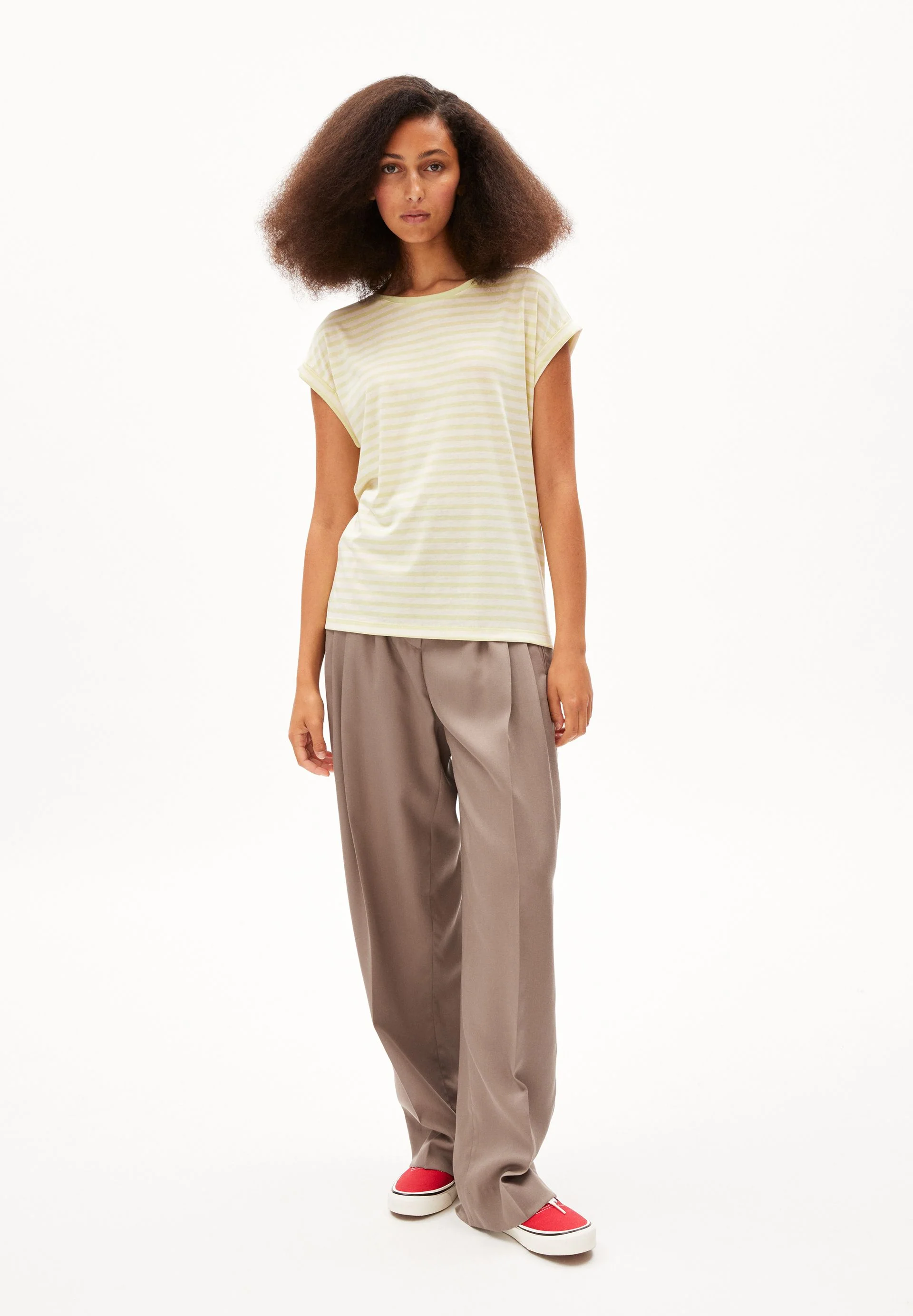 JILAANA STRIPES | pastel green-oatmilk - Image 5