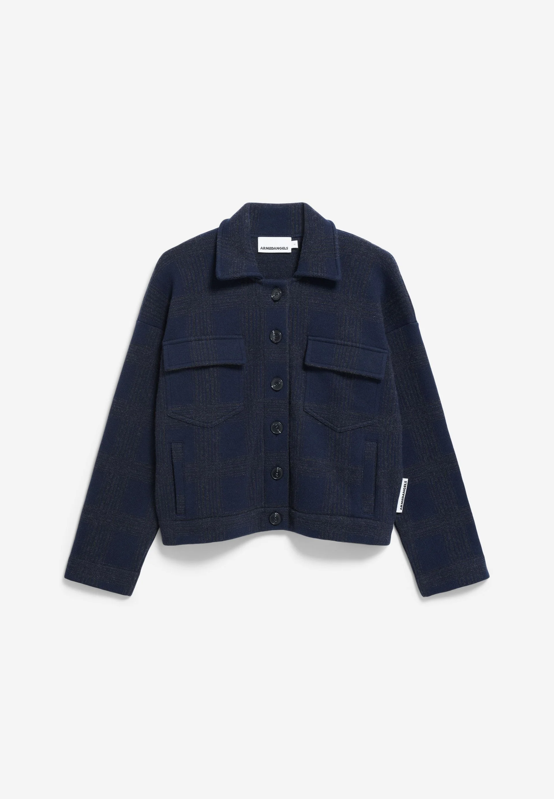 JOAALISON CHECK JACKE | night sky-steel melange - Image 6