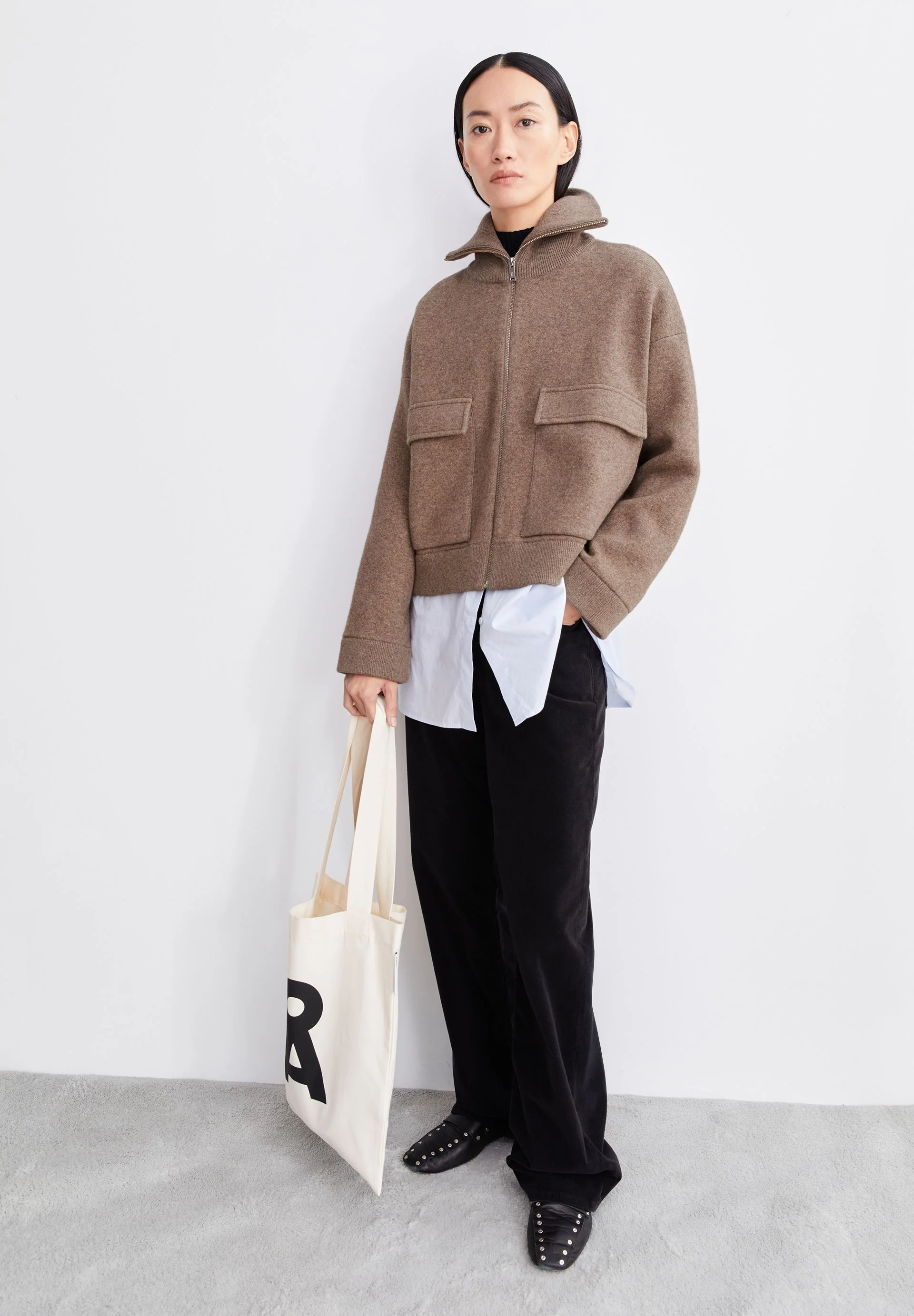 JOANIAAS STRICKJACKE | cinnamon dust melange - Image 4