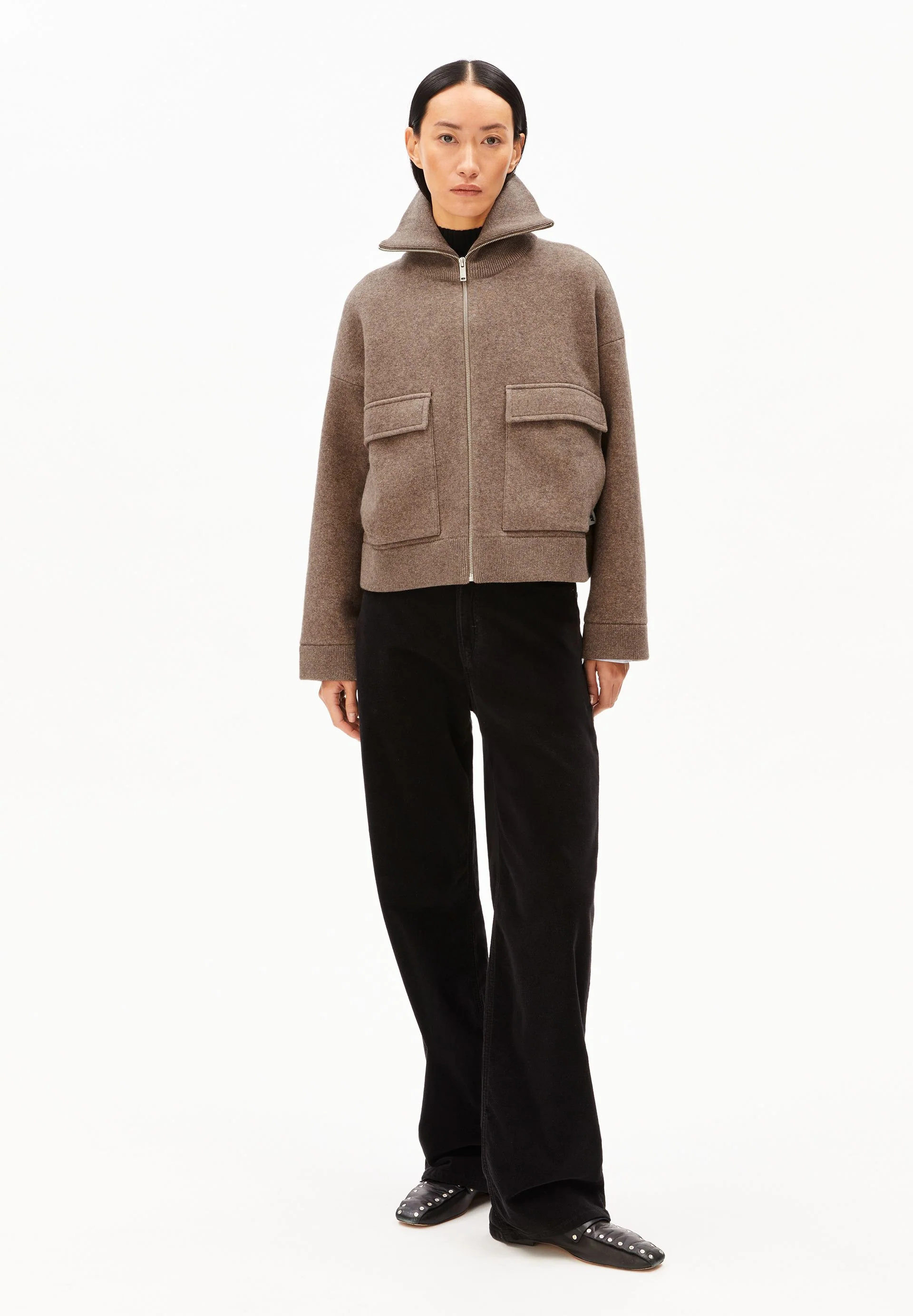 JOANIAAS STRICKJACKE | cinnamon dust melange - Image 5