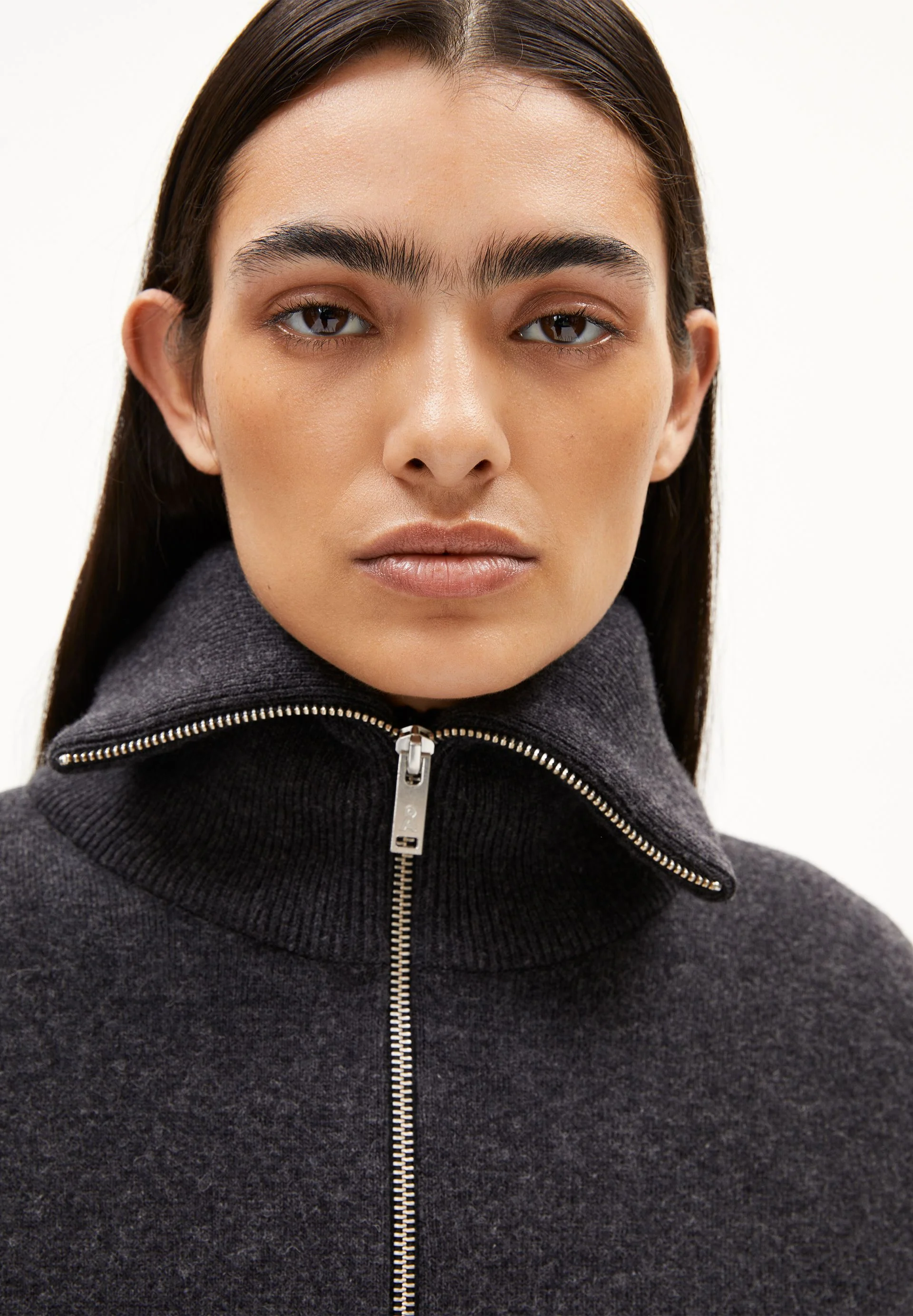 JOANIAAS STRICKJACKE | steel melange - Image 3