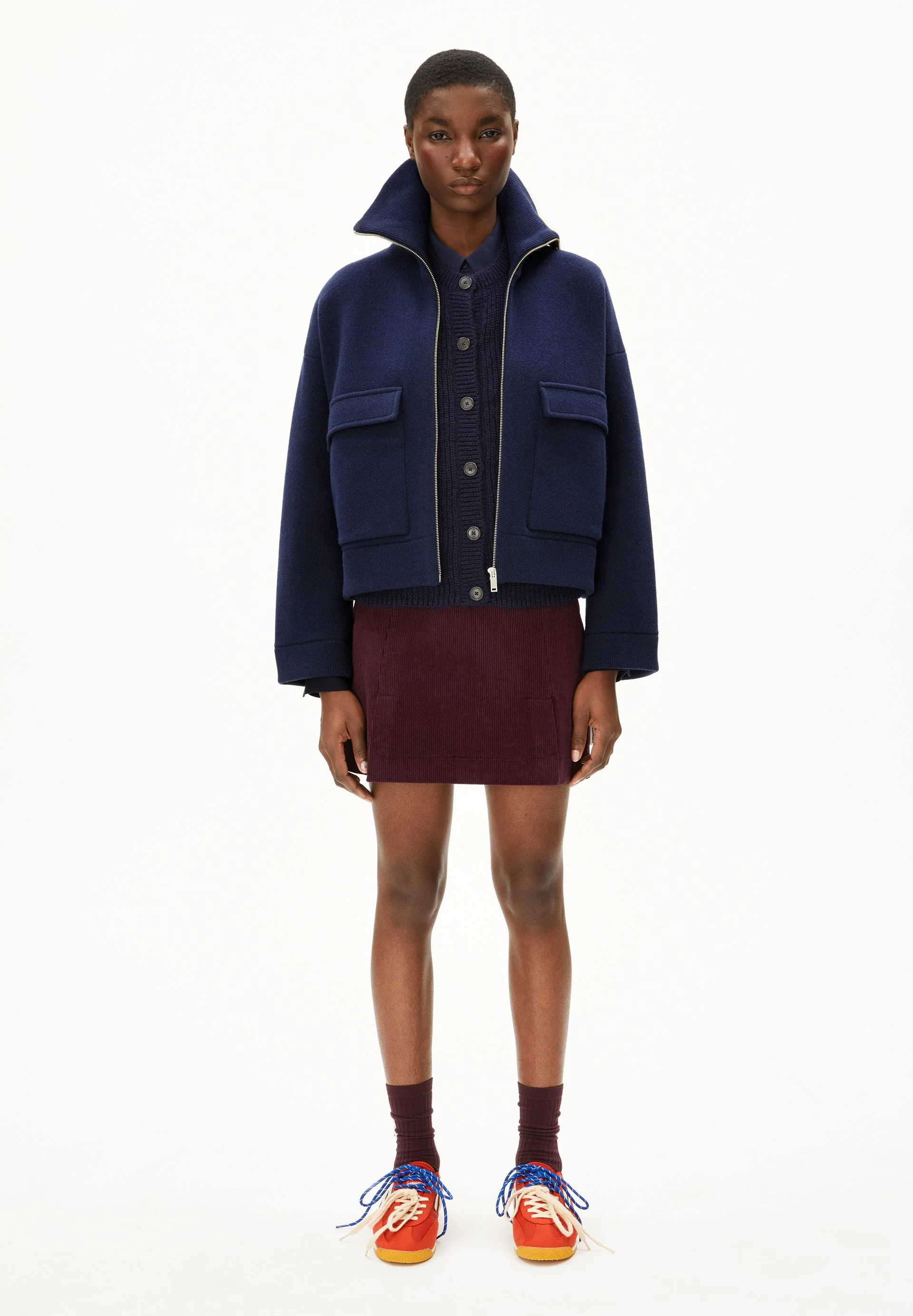 JOANIAAS STRICKJACKE | tinted navy - Image 5