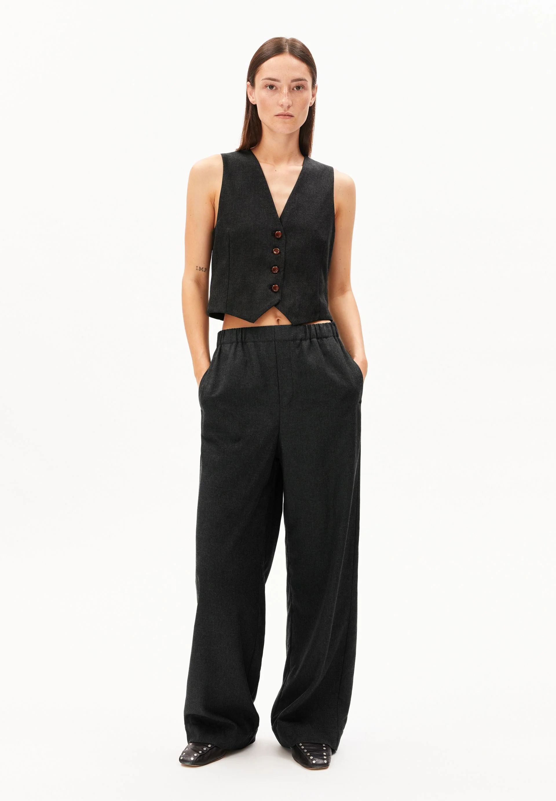 JONVAALIE PREMIUM MEL. HOSE | steel melange - Image 5