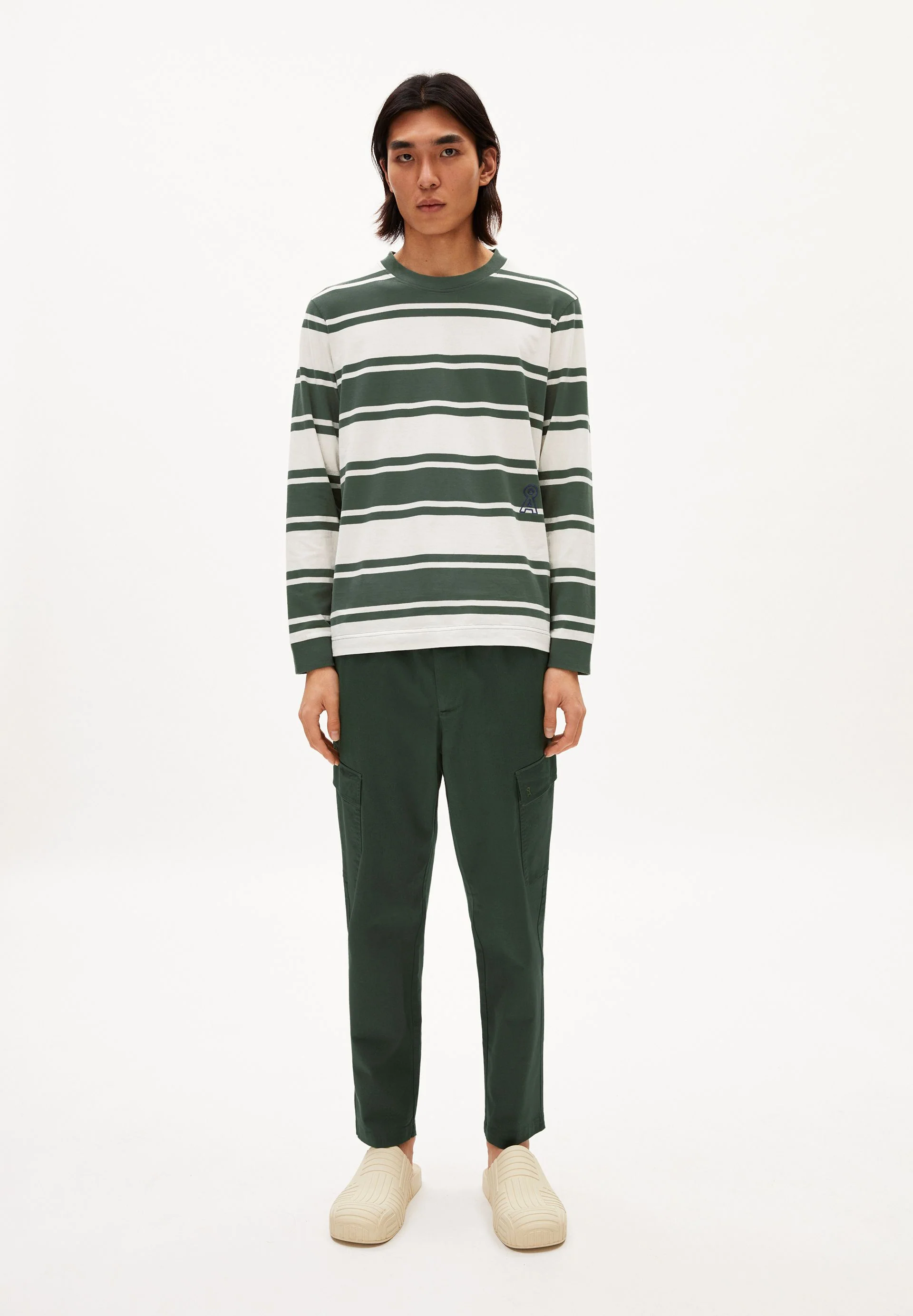 JOSCHKAA STRIPES | boreal green - off white - Image 5