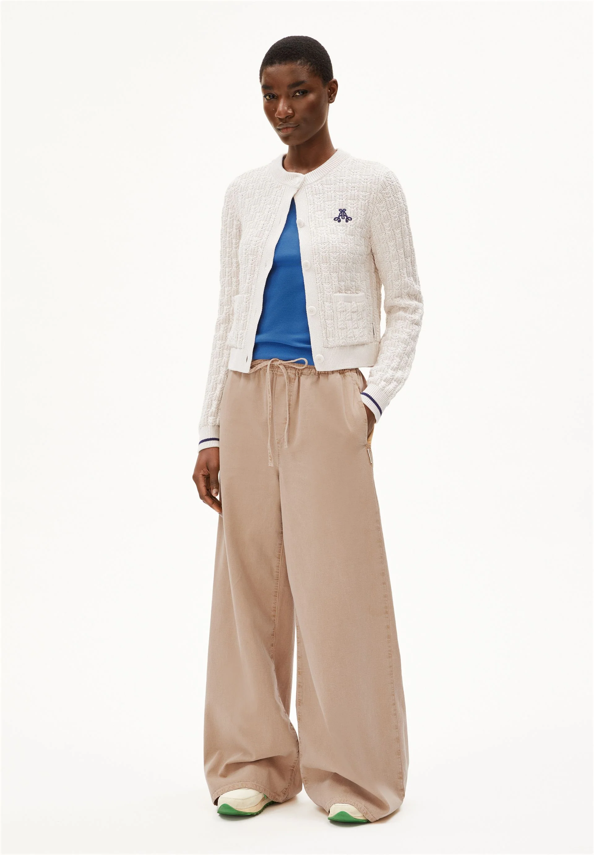 JULIAANAS STRUCTURE STRICKJACKE | oatmilk - Image 5