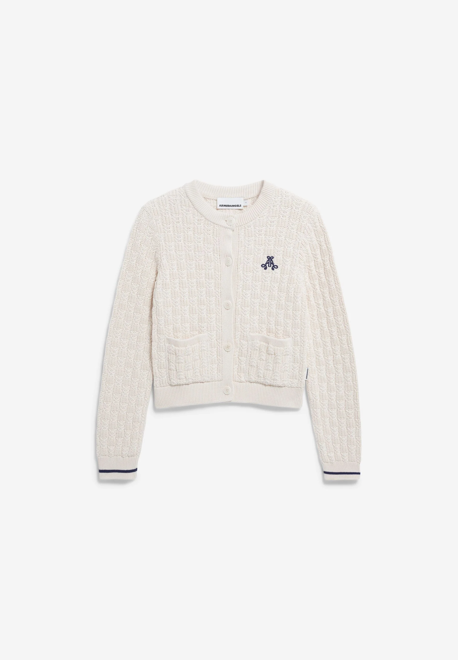 JULIAANAS STRUCTURE STRICKJACKE | oatmilk - Image 6