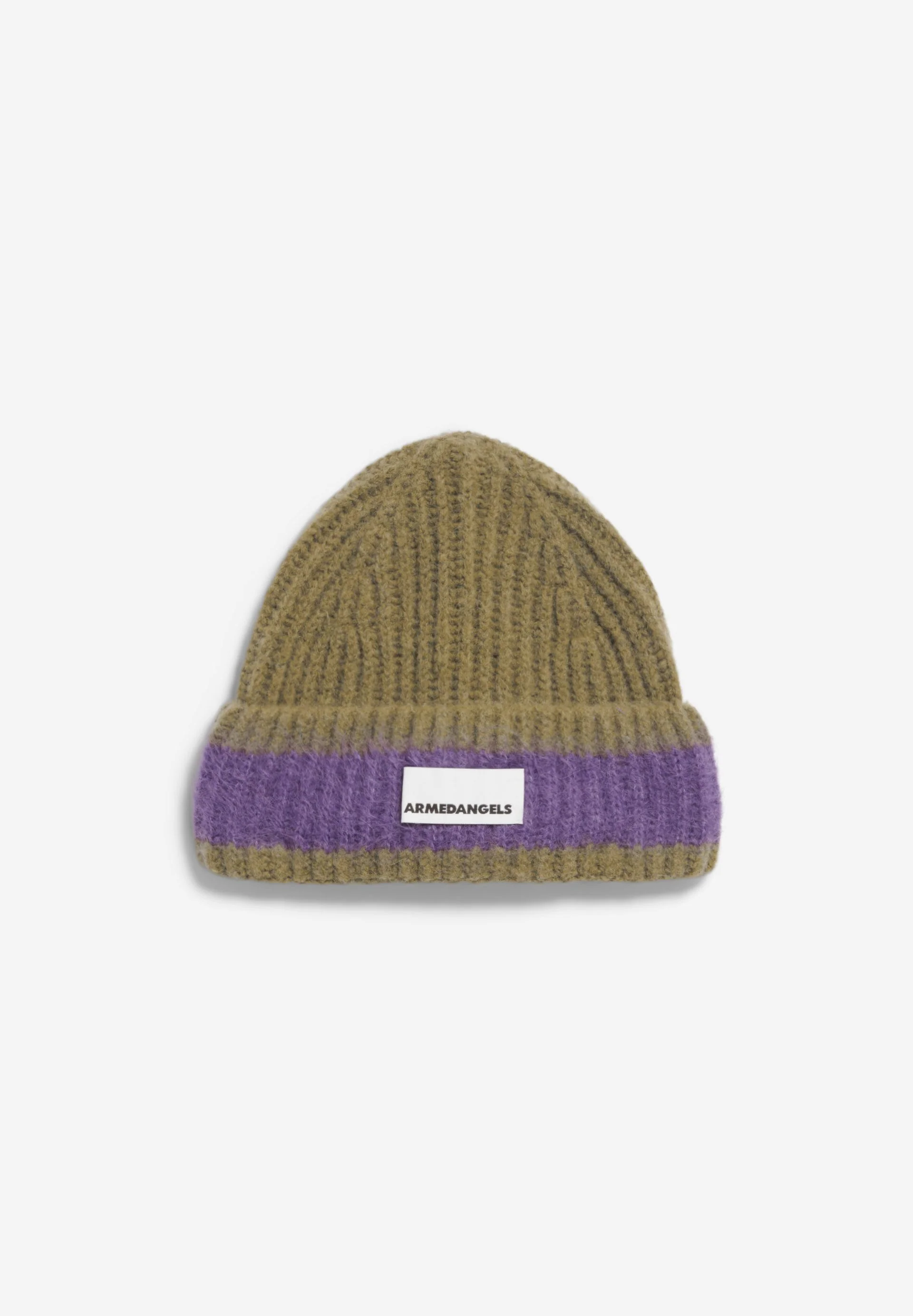 JUPILAA STRIPED UN-WASTED MÜTZE | oliva-dark purple stone - Image 4