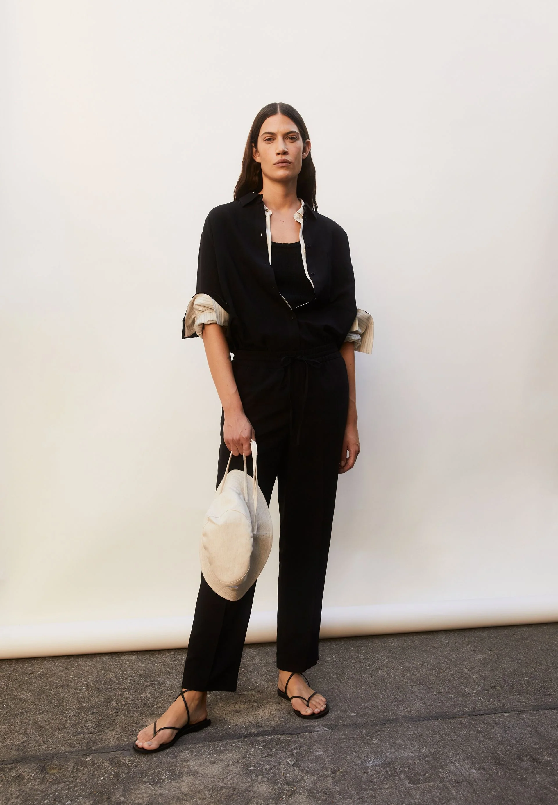 KAADIA TAPERED LINO | black - Image 4