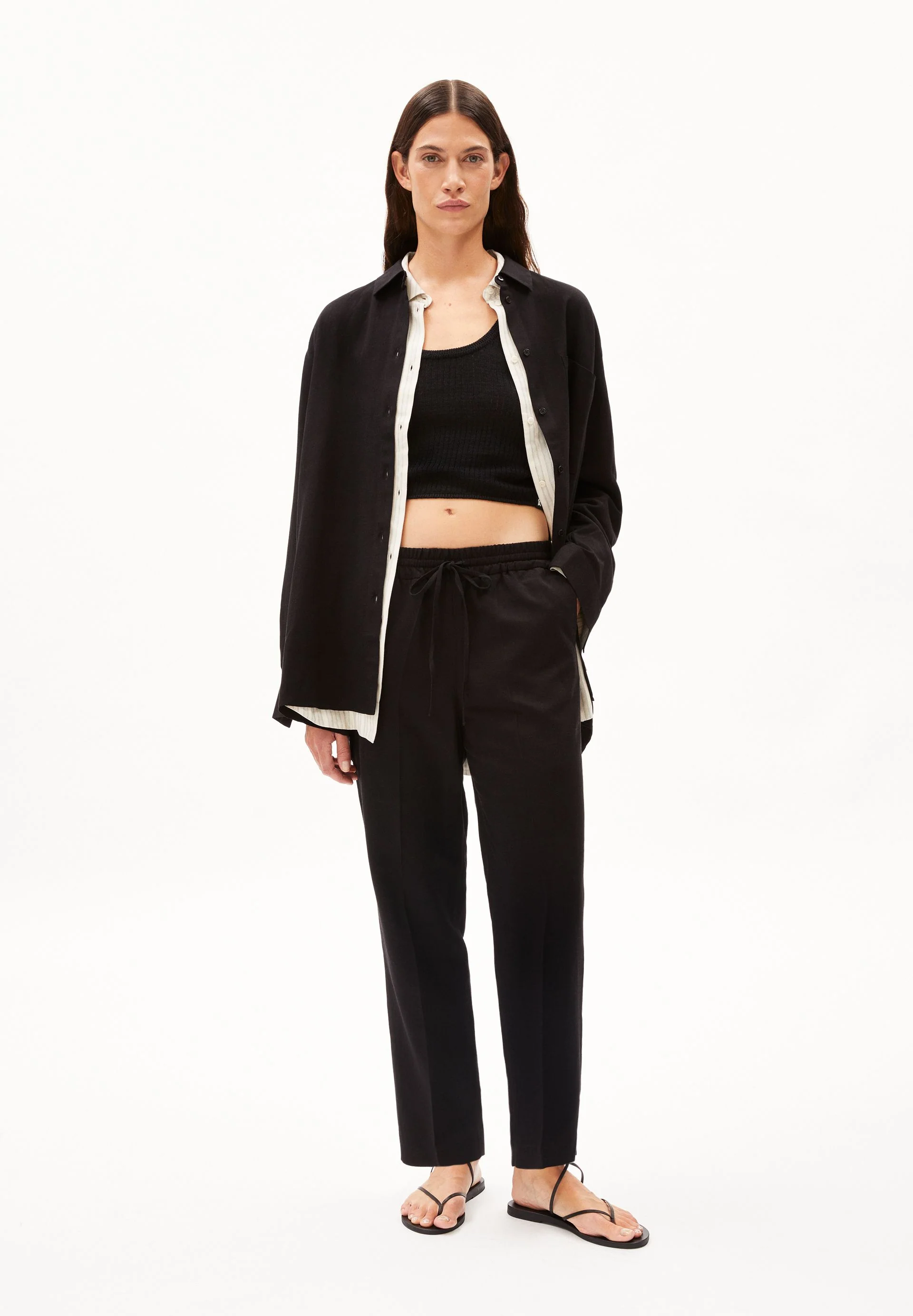 KAADIA TAPERED LINO | black - Image 5