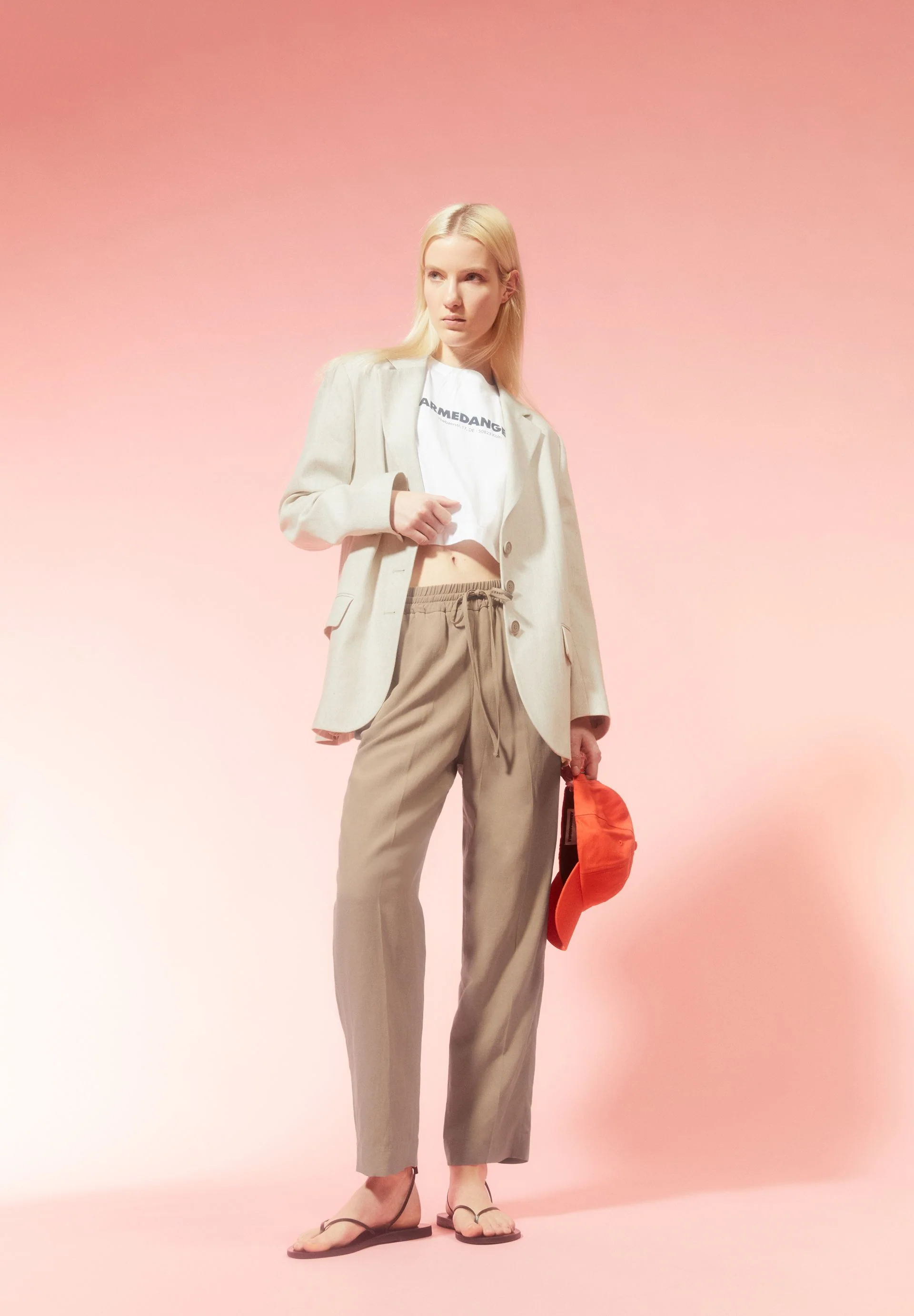 KAADIA TAPERED LINO | cinnamon dust - Image 4