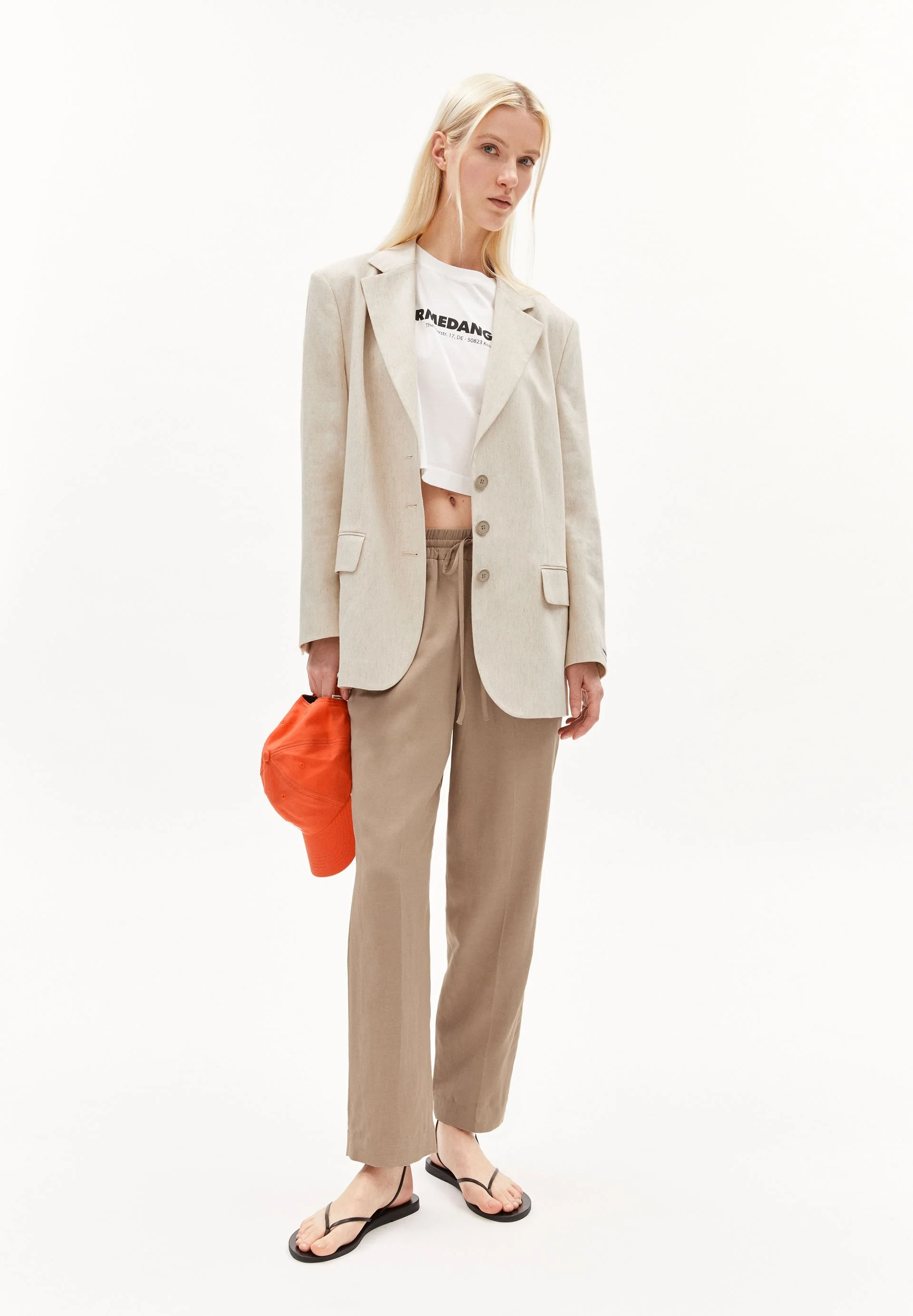 KAADIA TAPERED LINO | cinnamon dust - Image 5