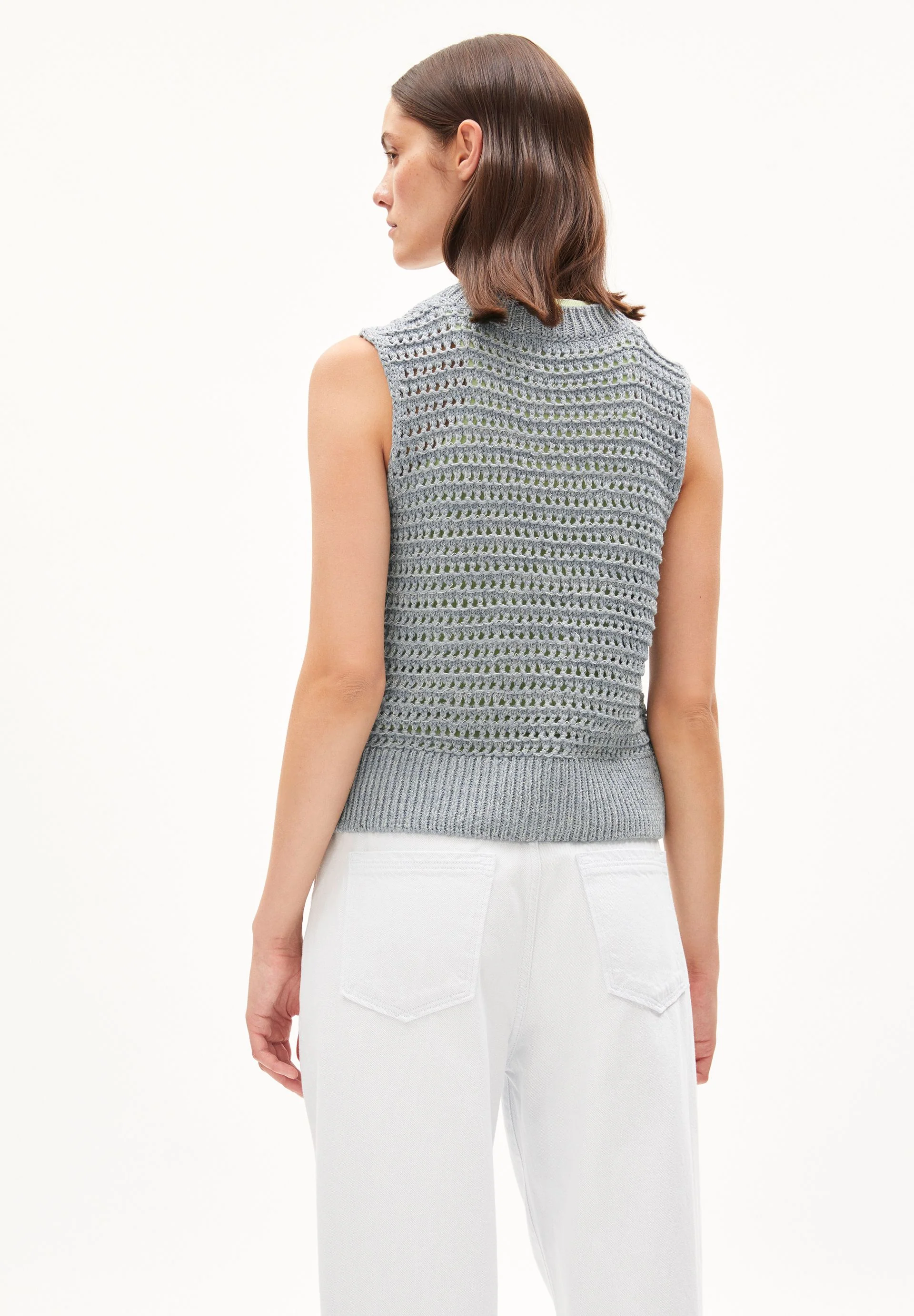 KAADLIN DENIM TAPE | faded blue-light lime - Image 2