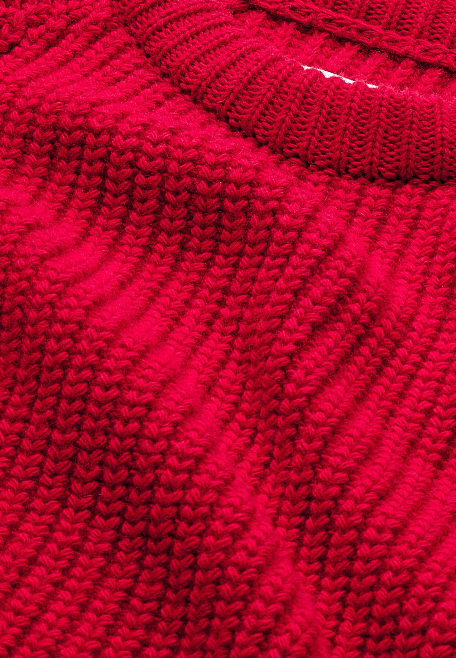 RIB KNIT SWEATER | candy apple - Image 6