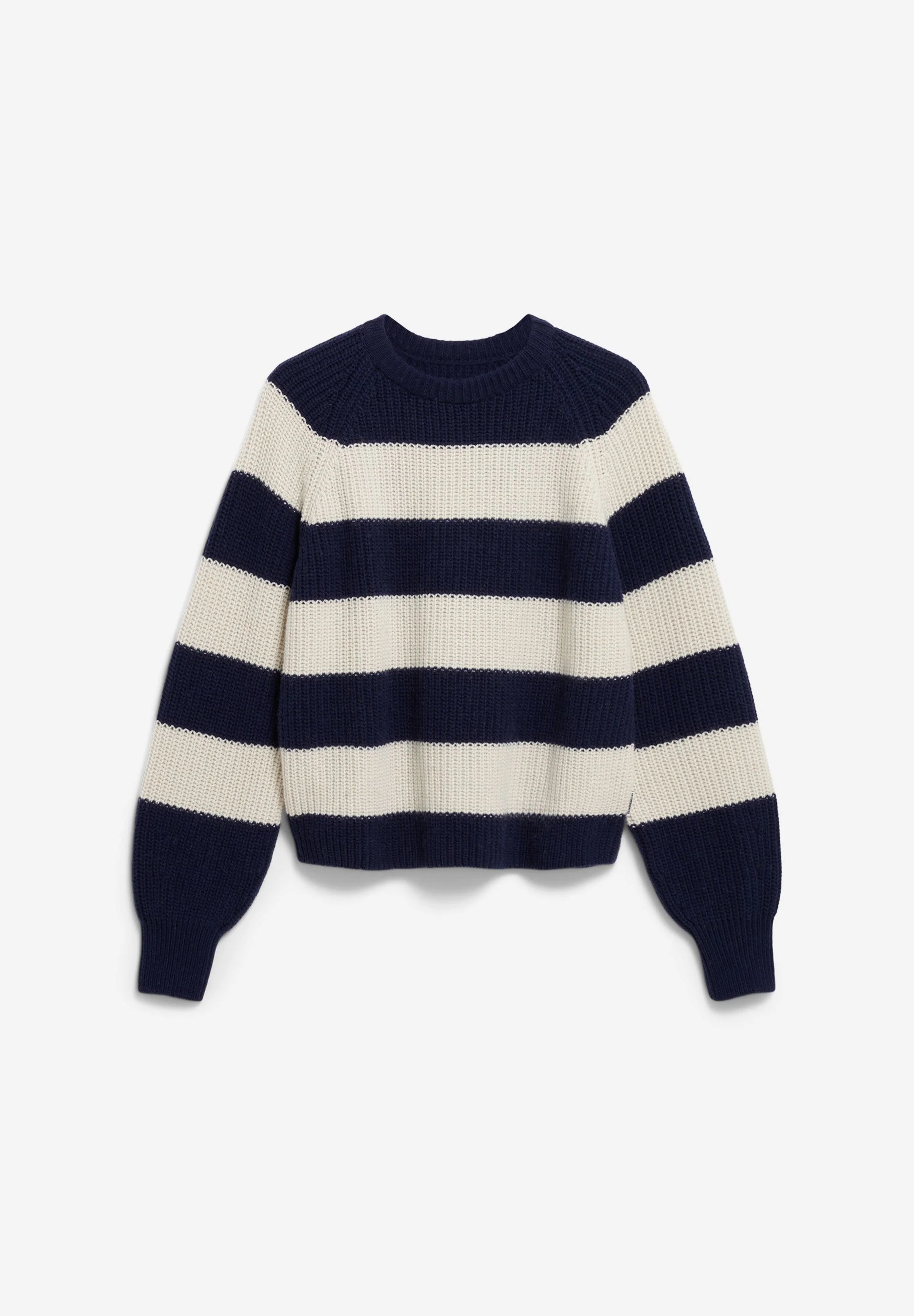 KAAGI STRIPES STRICKPULLOVER | tinted navy - Image 6