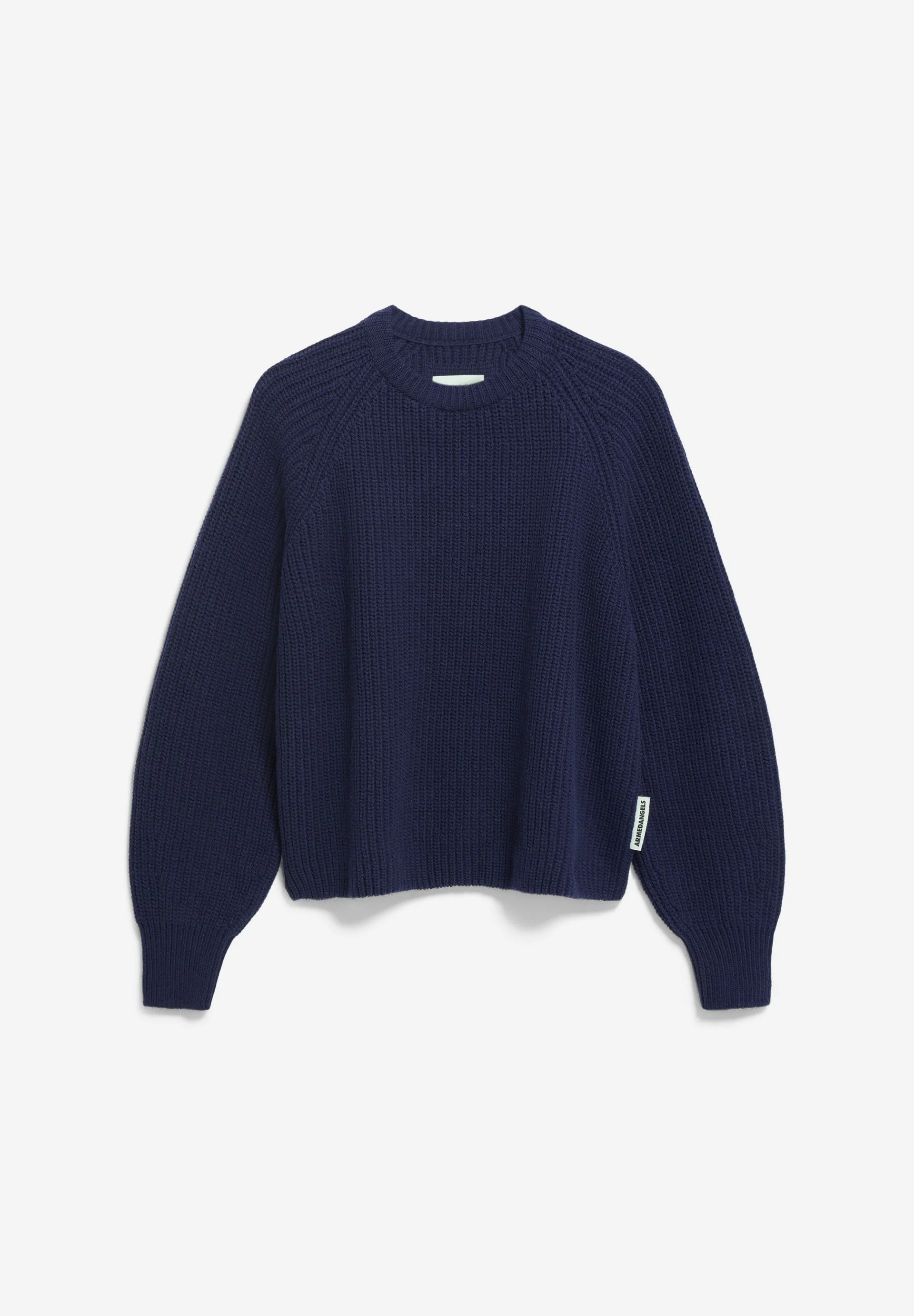 RIB KNIT SWEATER | tinted navy - Image 6