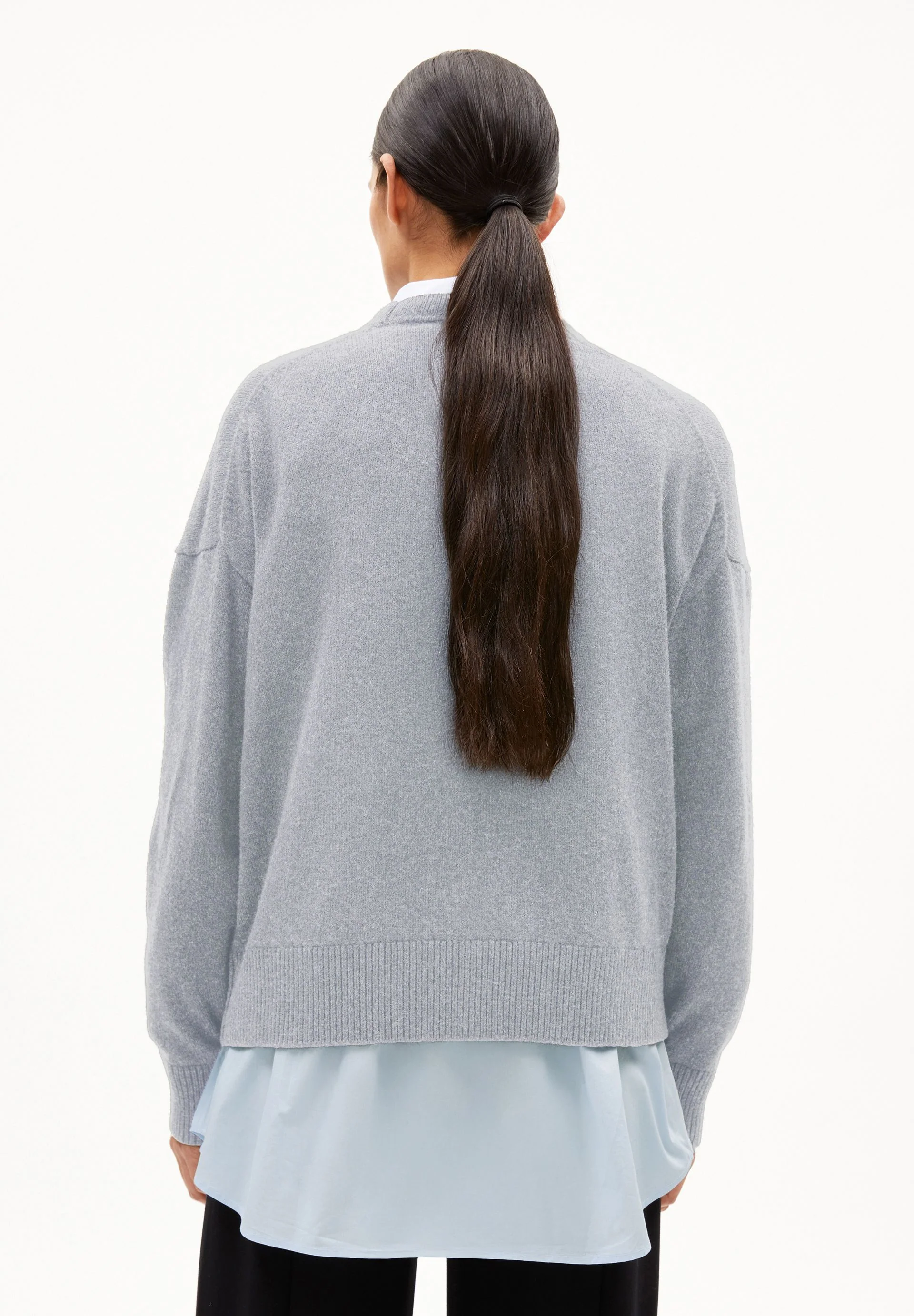 KAAJA STRICKJACKE | silver melange - Image 2