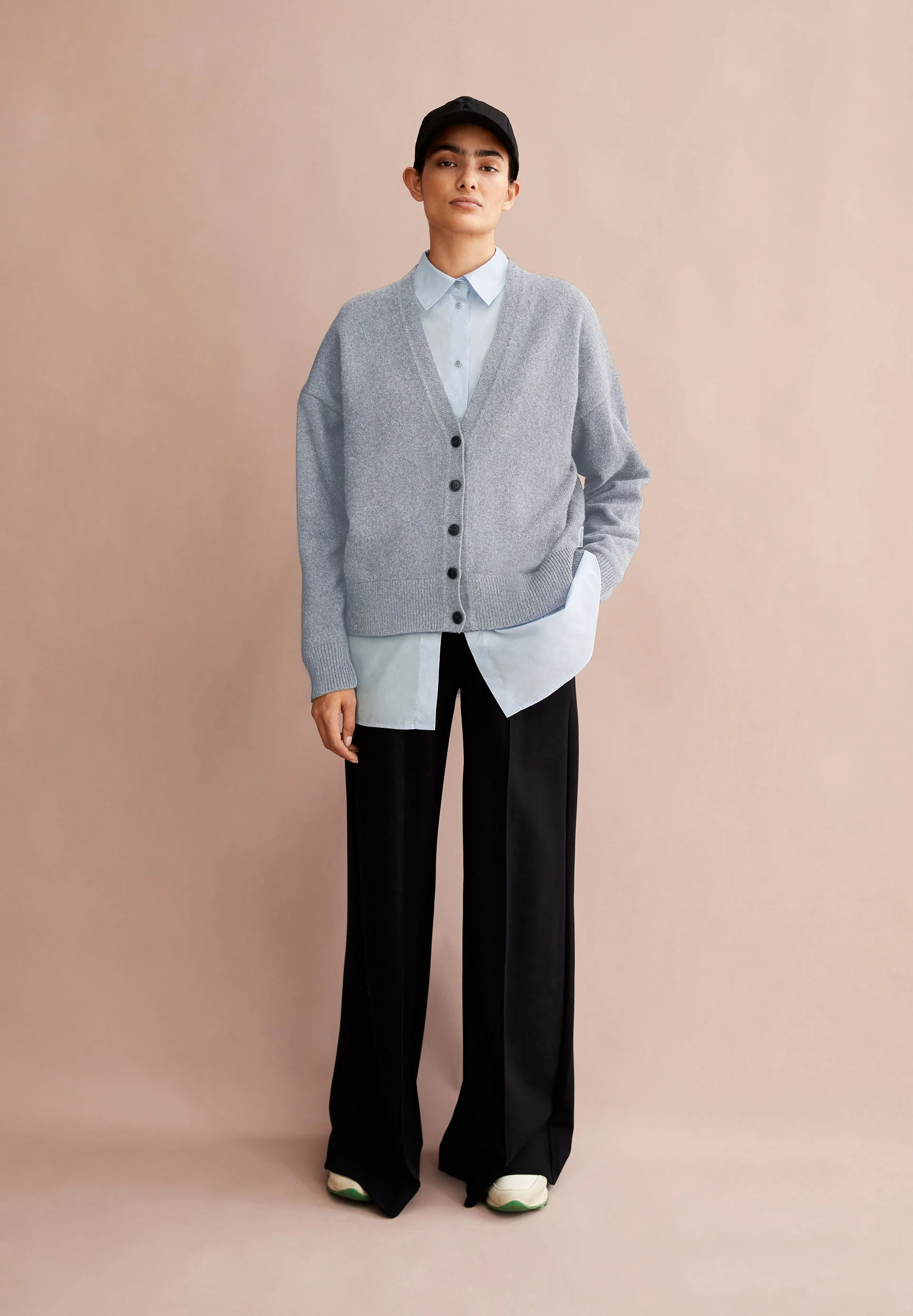KAAJA STRICKJACKE | silver melange - Image 4