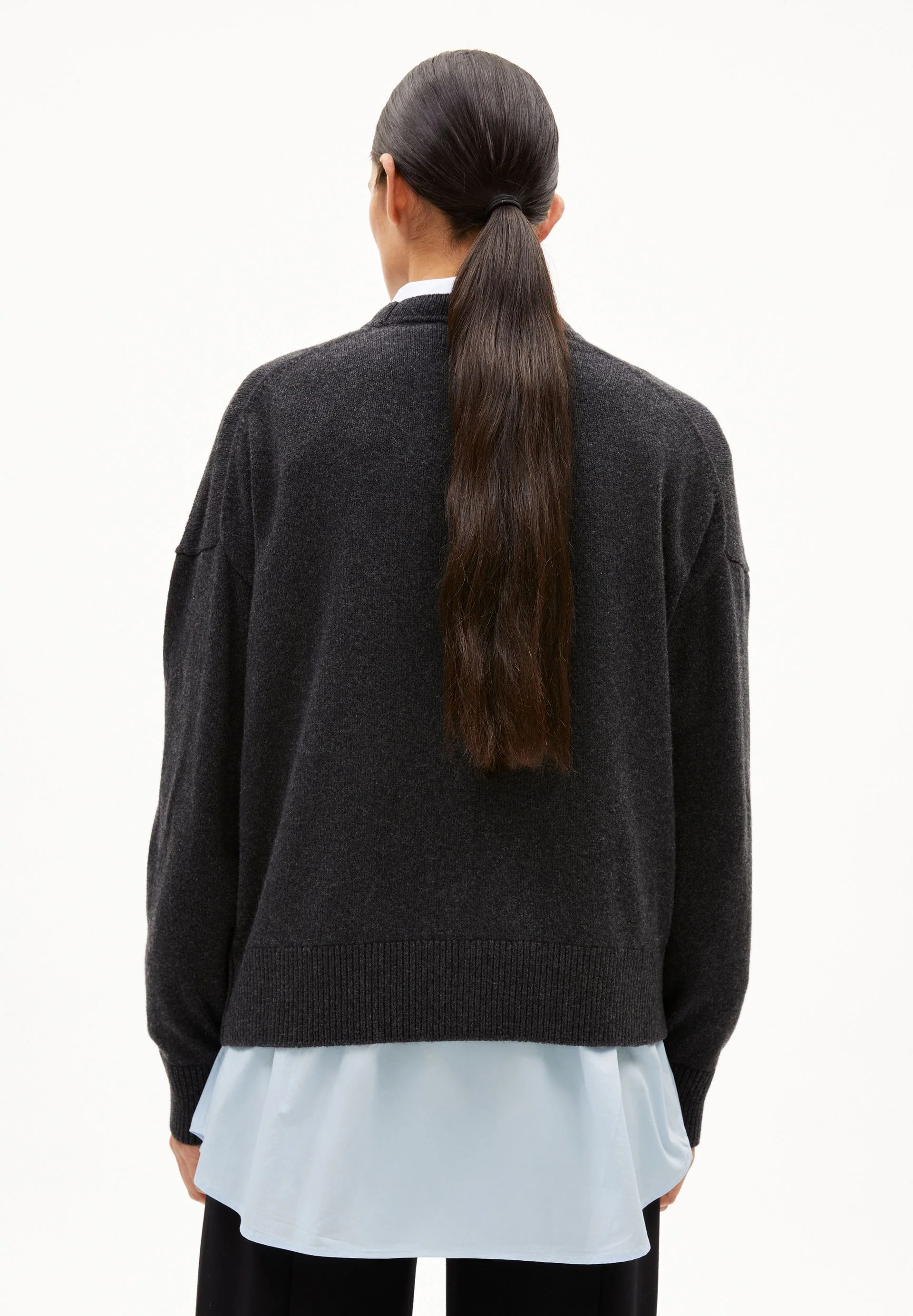 KAAJA STRICKJACKE | steel melange - Image 2