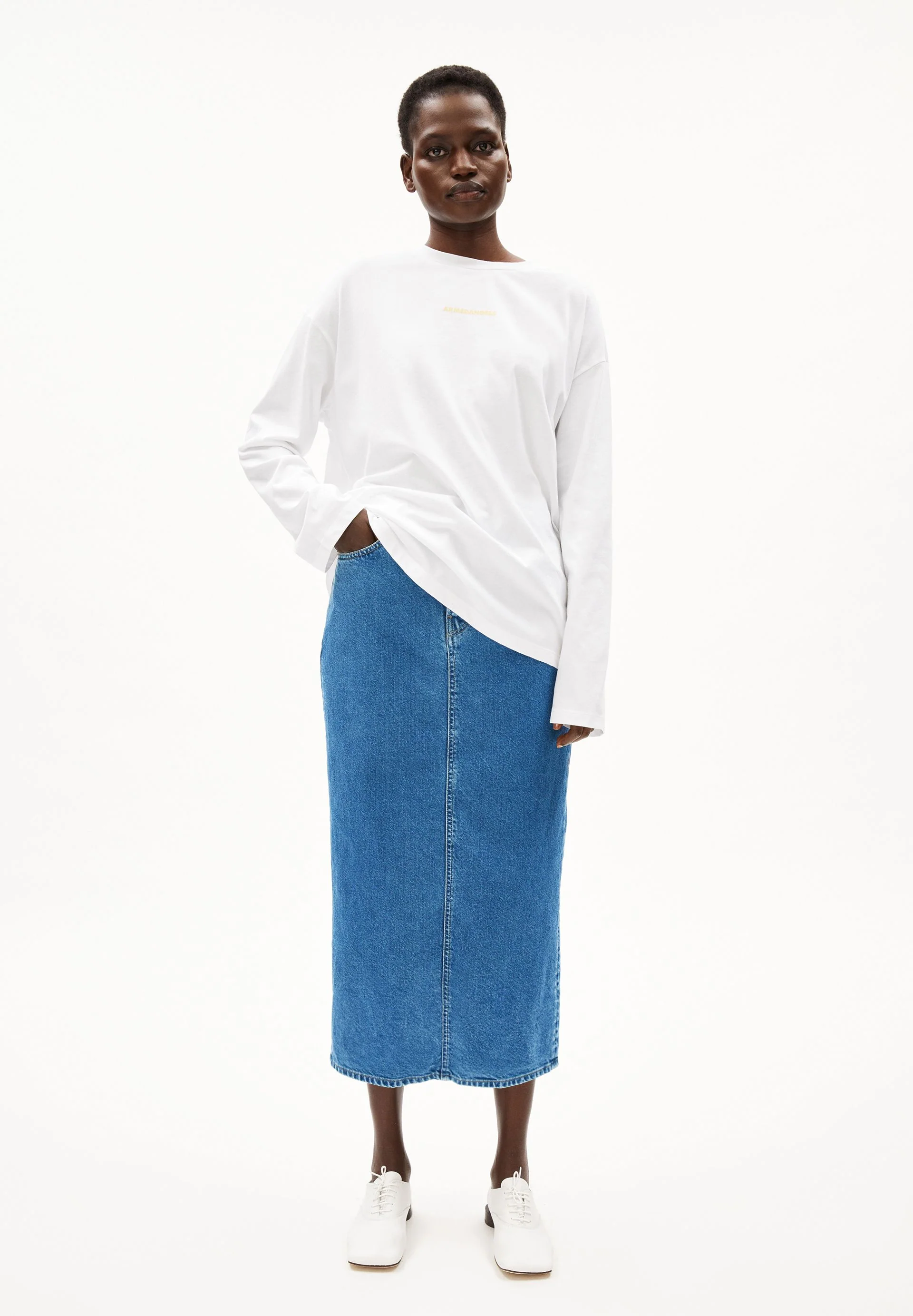 KAALYKE JEANS-MIDI-ROCK | daydream - Image 5
