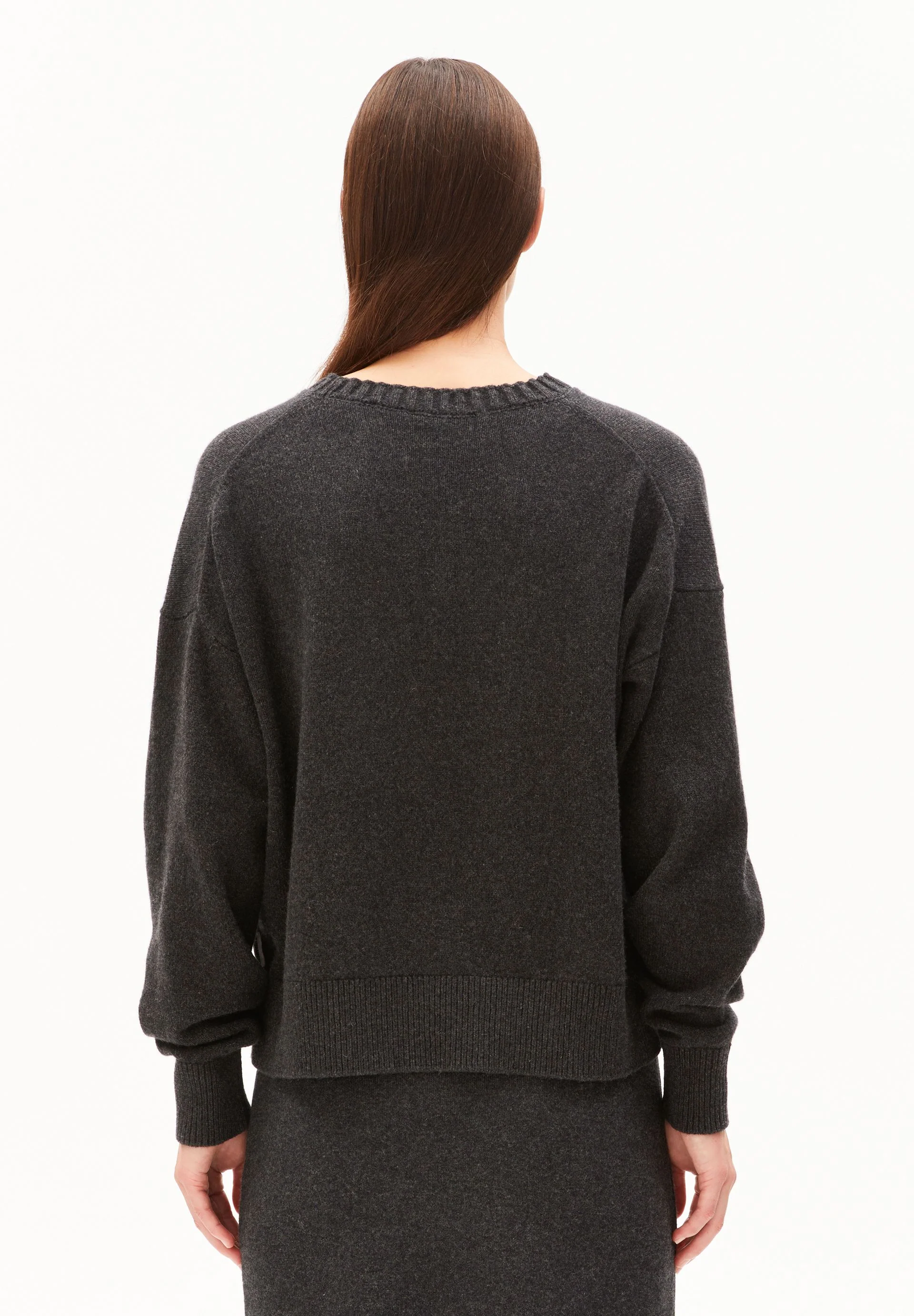 KAARALI STRICKPULLOVER | steel melange - Image 2