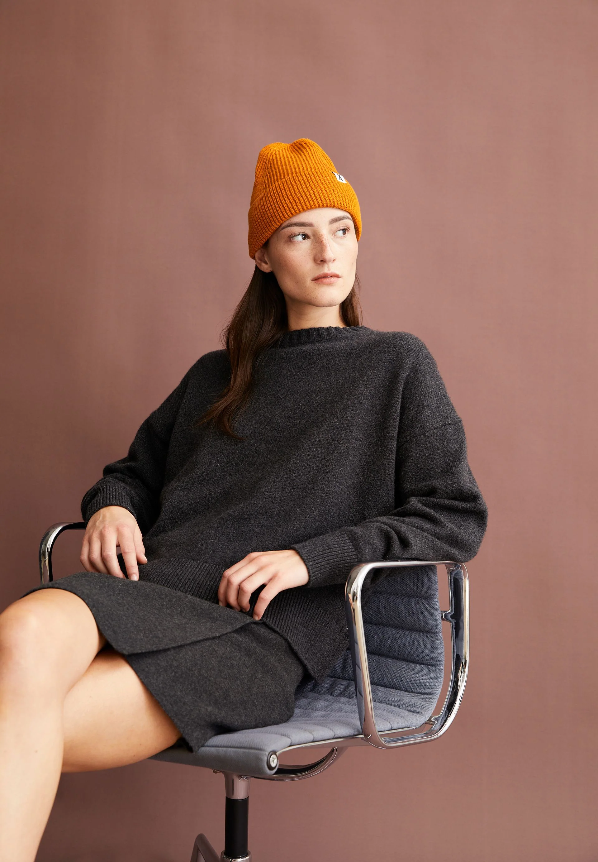 KAARALI STRICKPULLOVER | steel melange - Image 4