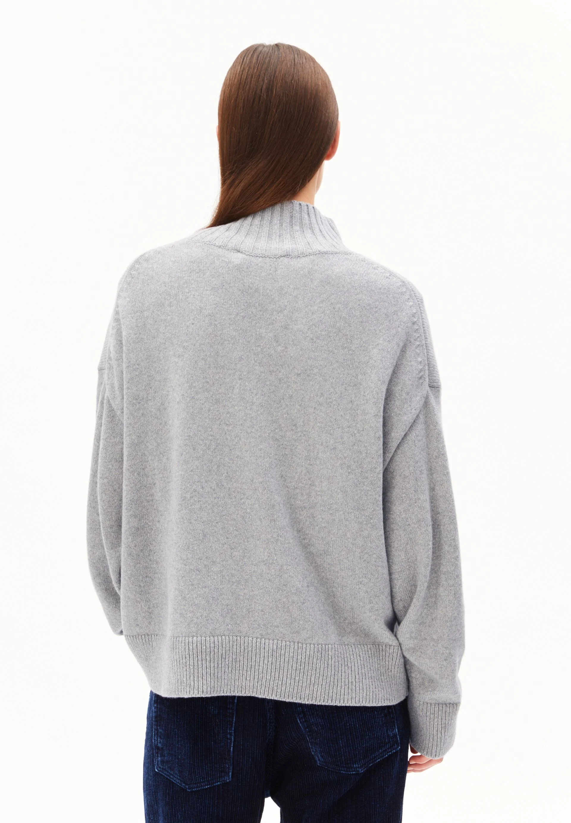 KAARLIN STRICKPULLOVER | silver melange - Image 2