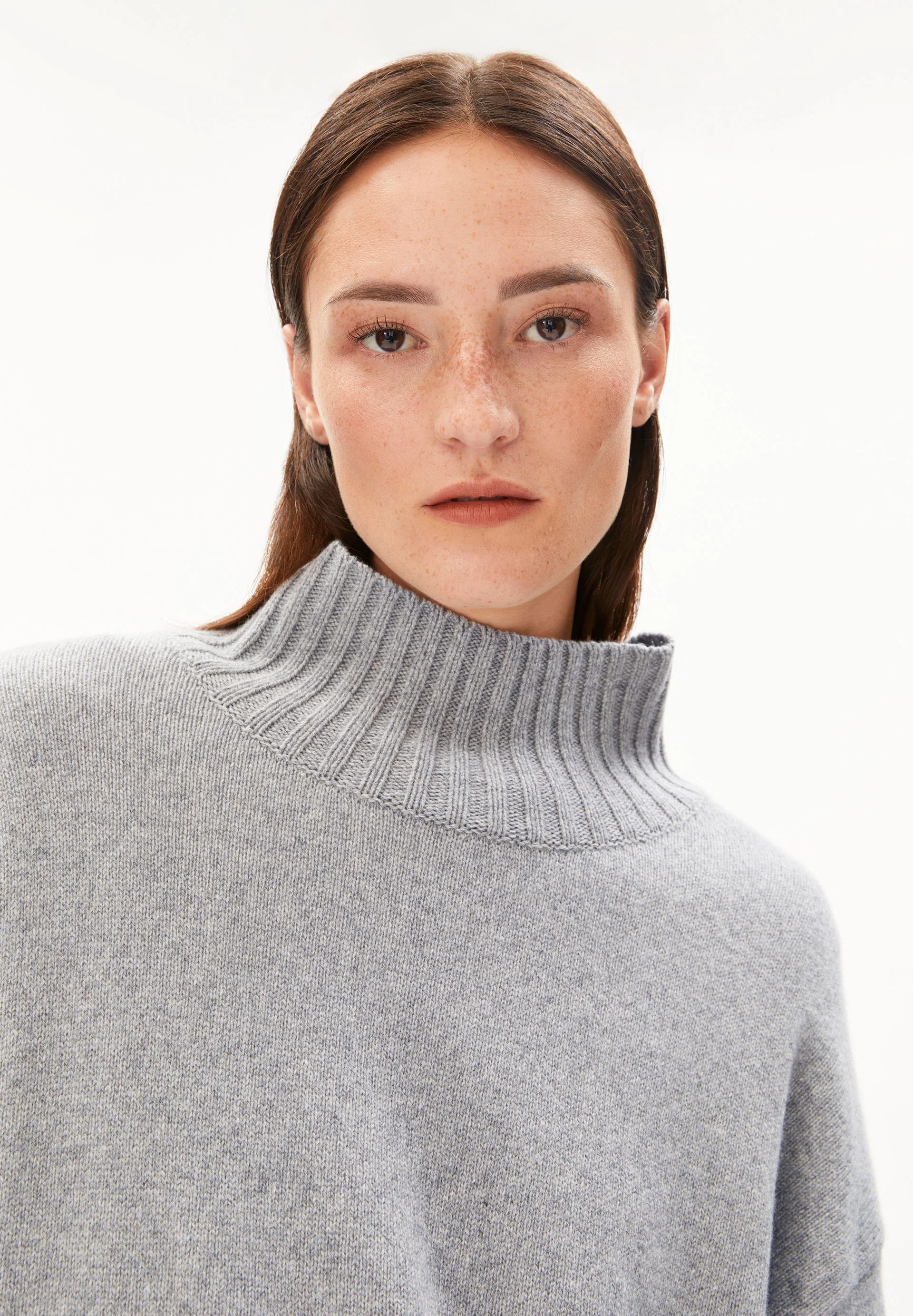 KAARLIN STRICKPULLOVER | silver melange - Image 3
