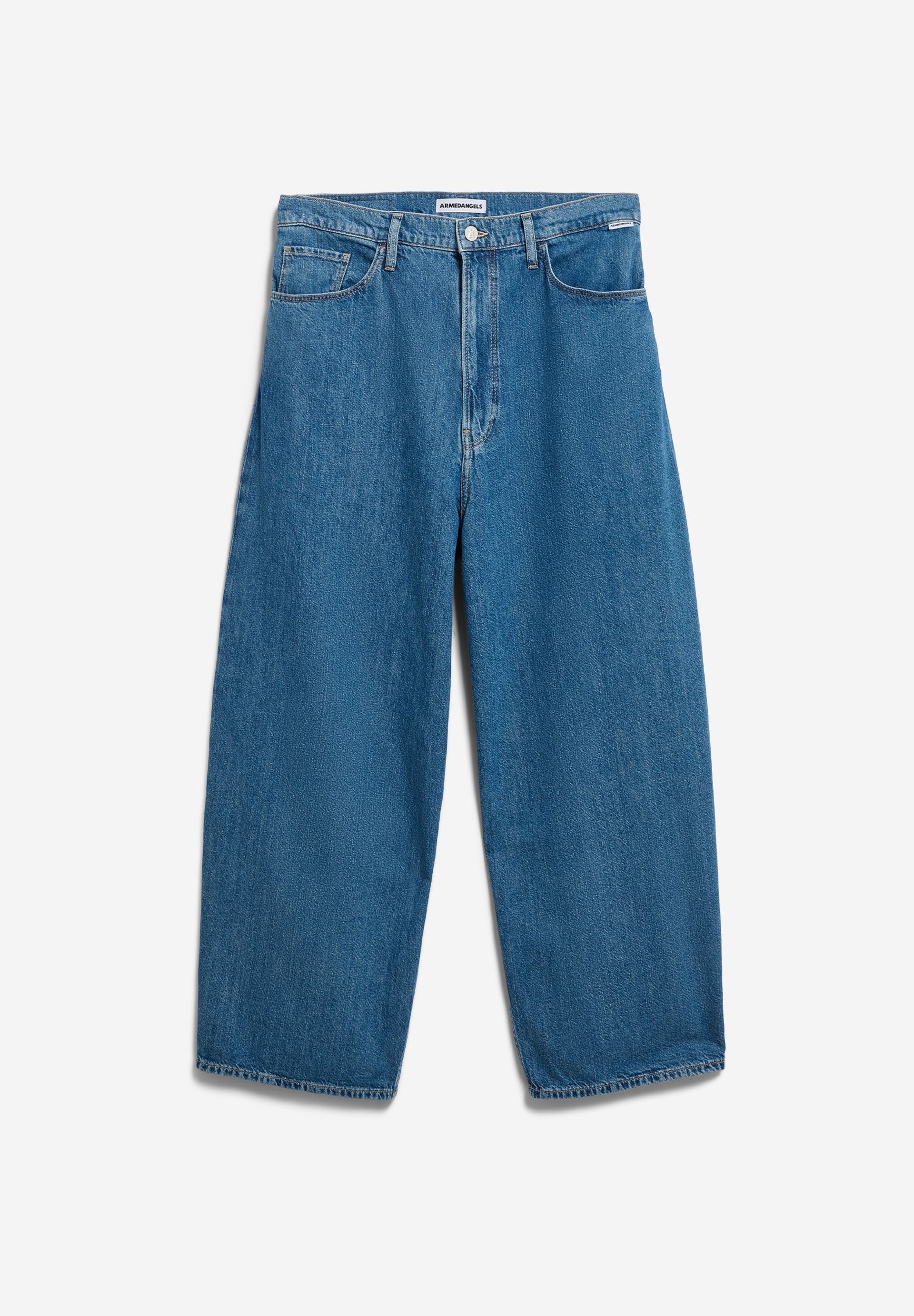 KAAVO LEINEN-MIX BAGGY JEANS | sea salt - Image 6