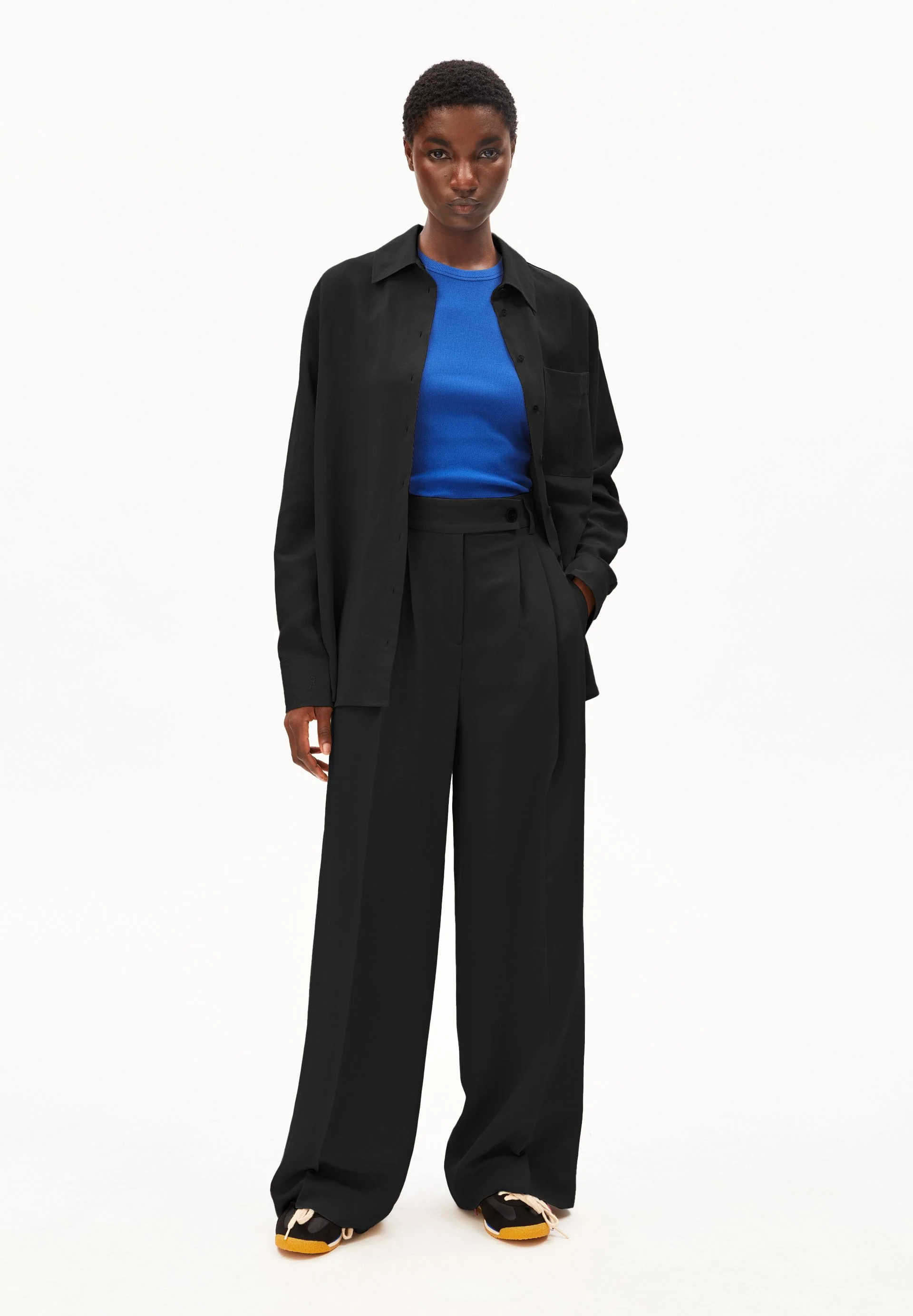 KAAYUA LEINENHOSE | black - Image 5
