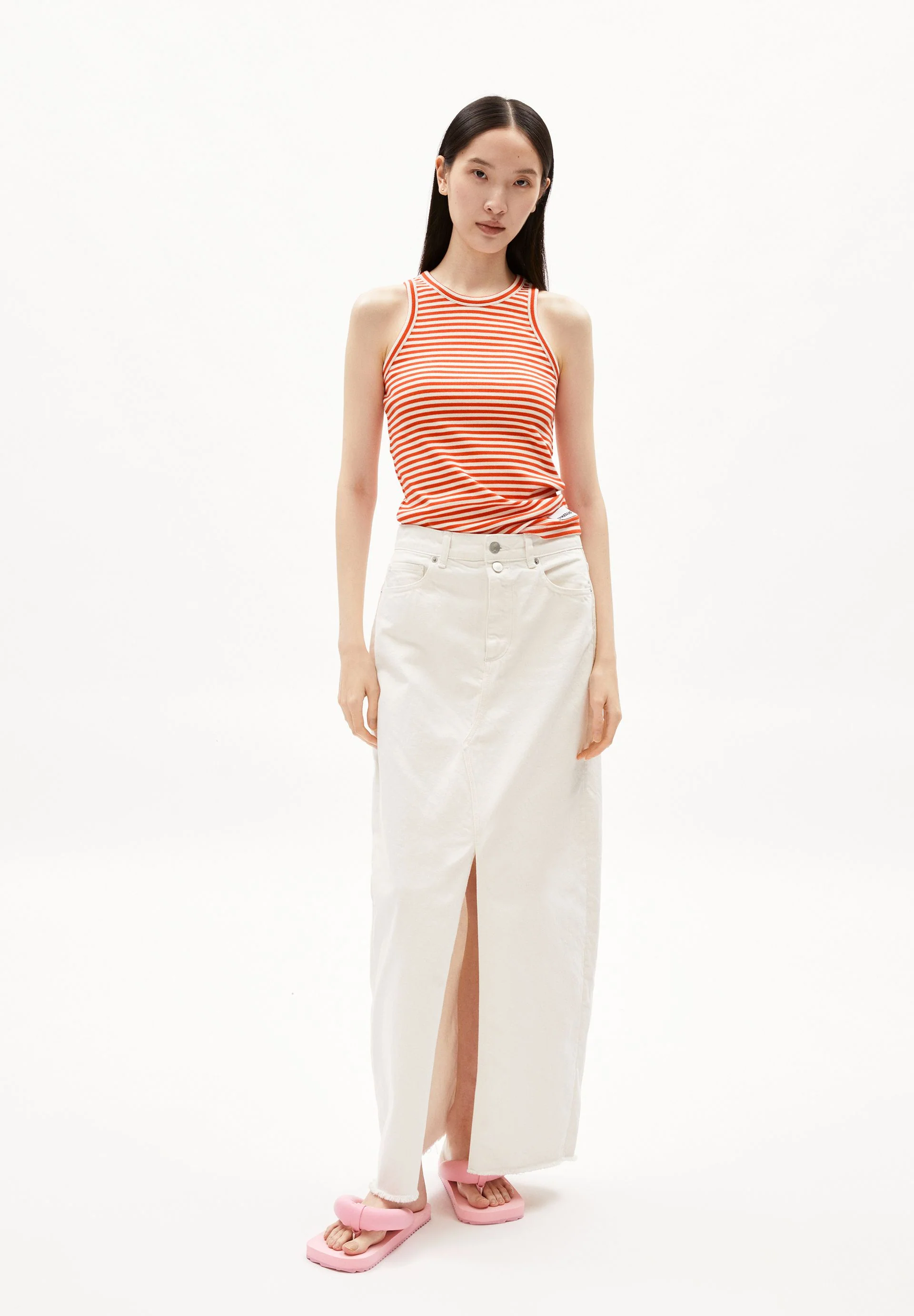 KANITAA STRIPES | poppy red-oatmilk - Image 5