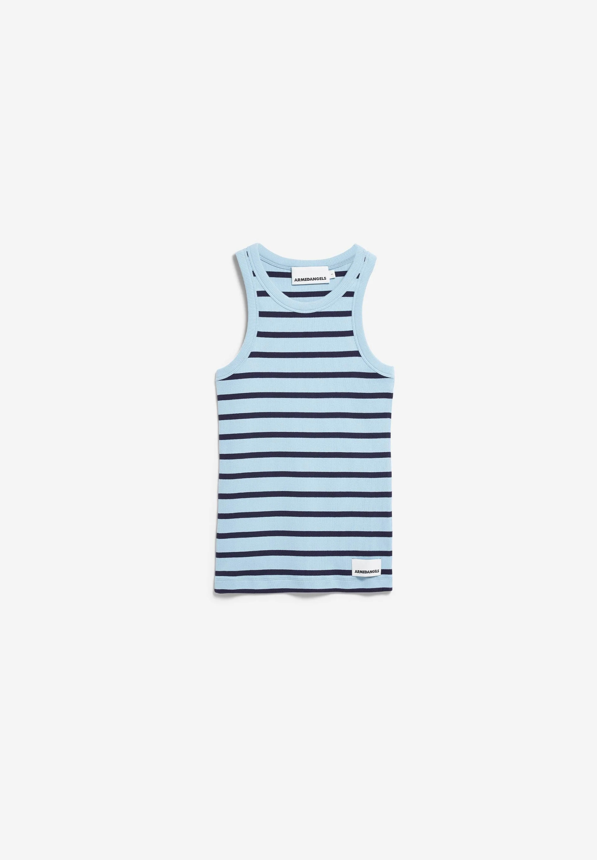 KANITAA GESTREIFTES TOP | blue glow-tinted navy - Image 6