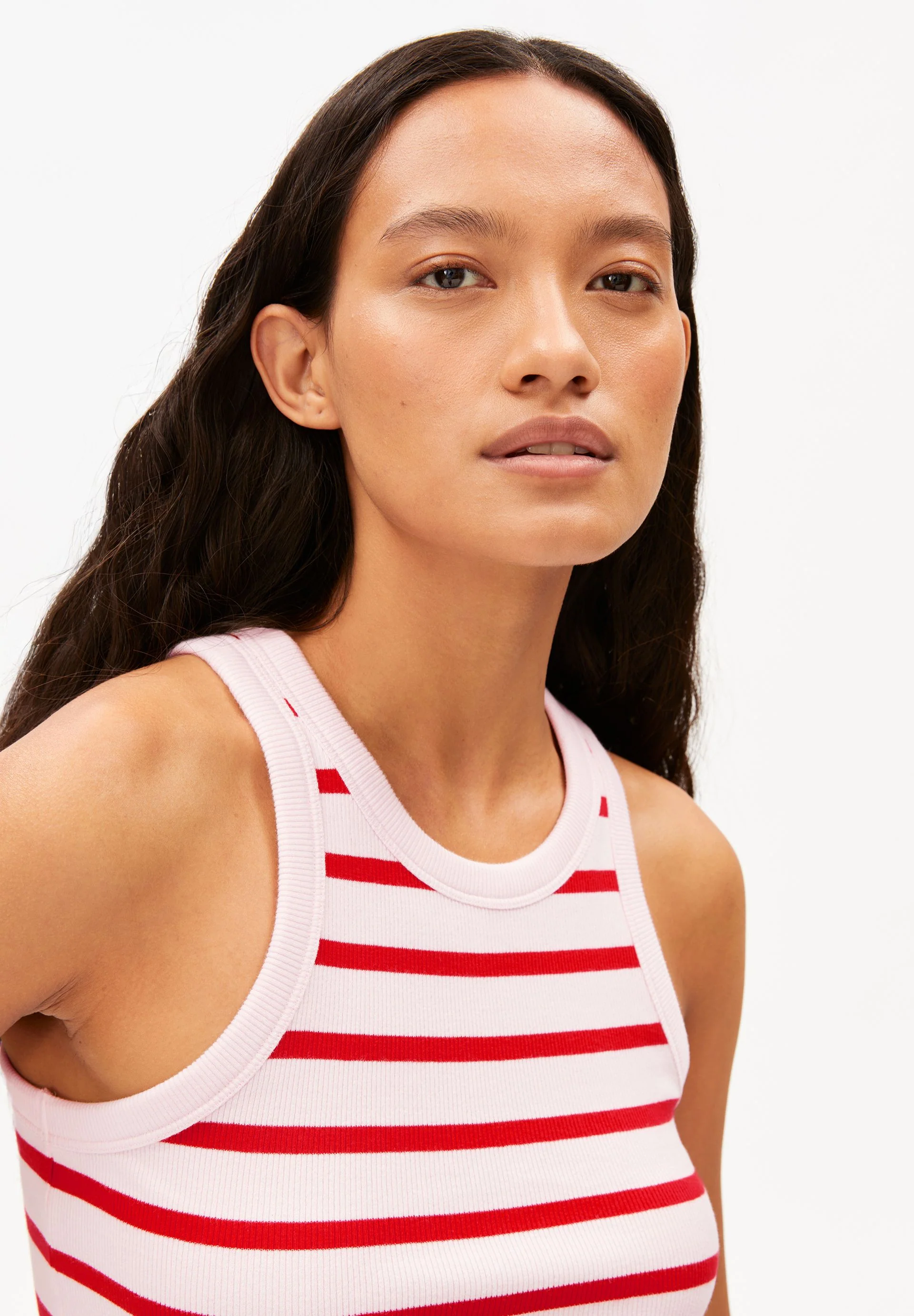 KANITAA GESTREIFTES TOP | pink mist-mars red - Image 3
