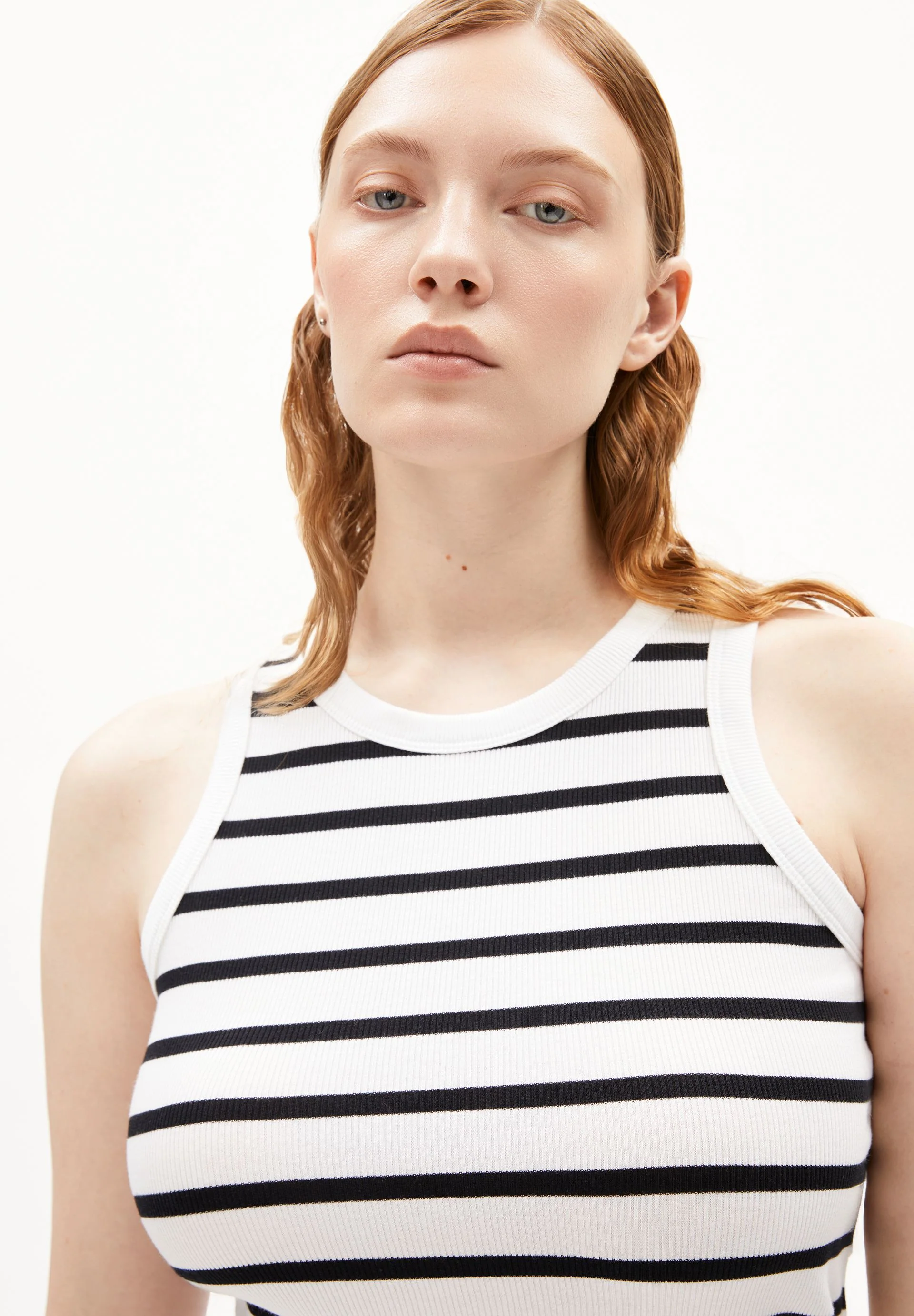 KANITAA GESTREIFTES TOP | white-black - Image 3