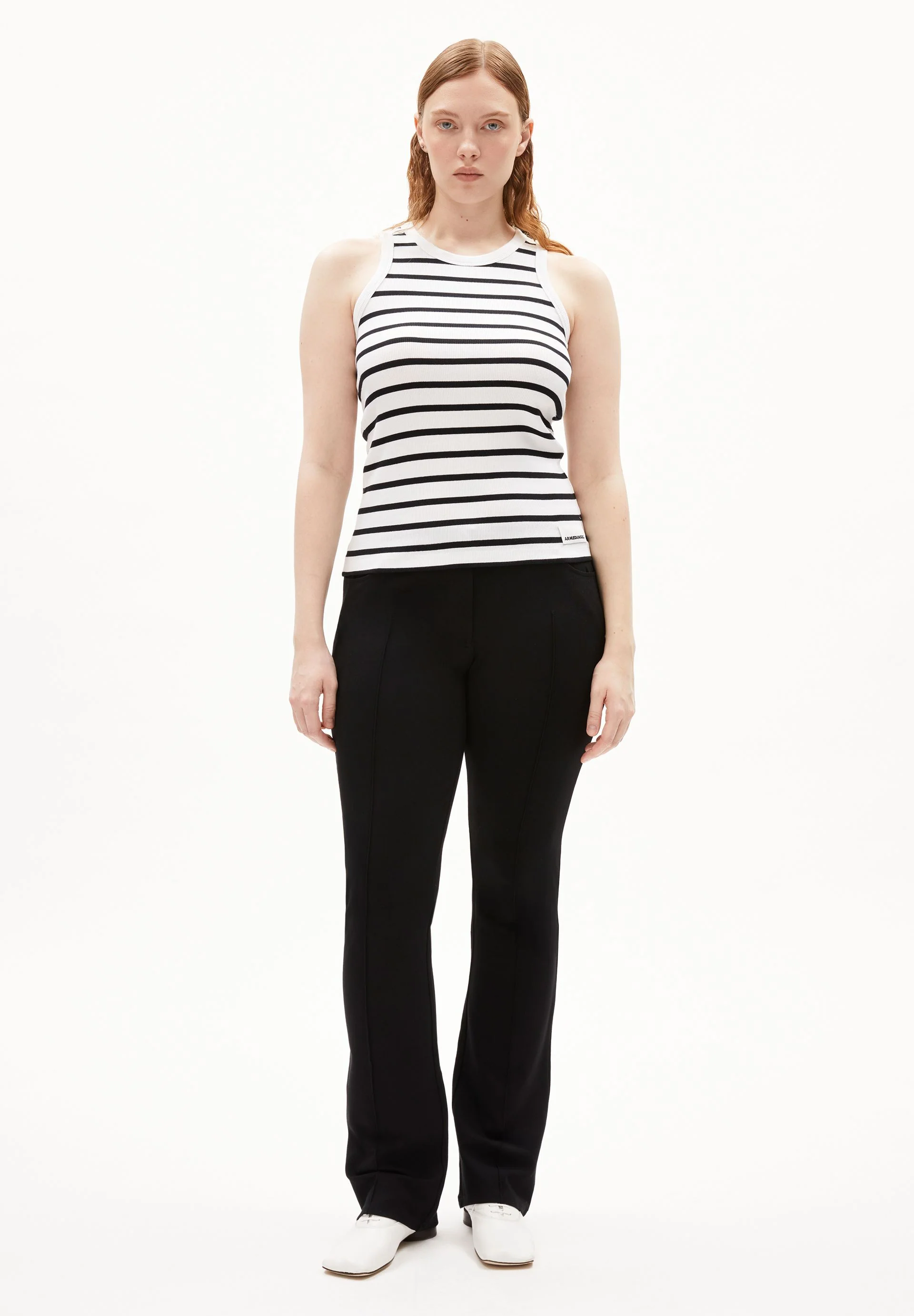 KANITAA GESTREIFTES TOP | white-black - Image 5