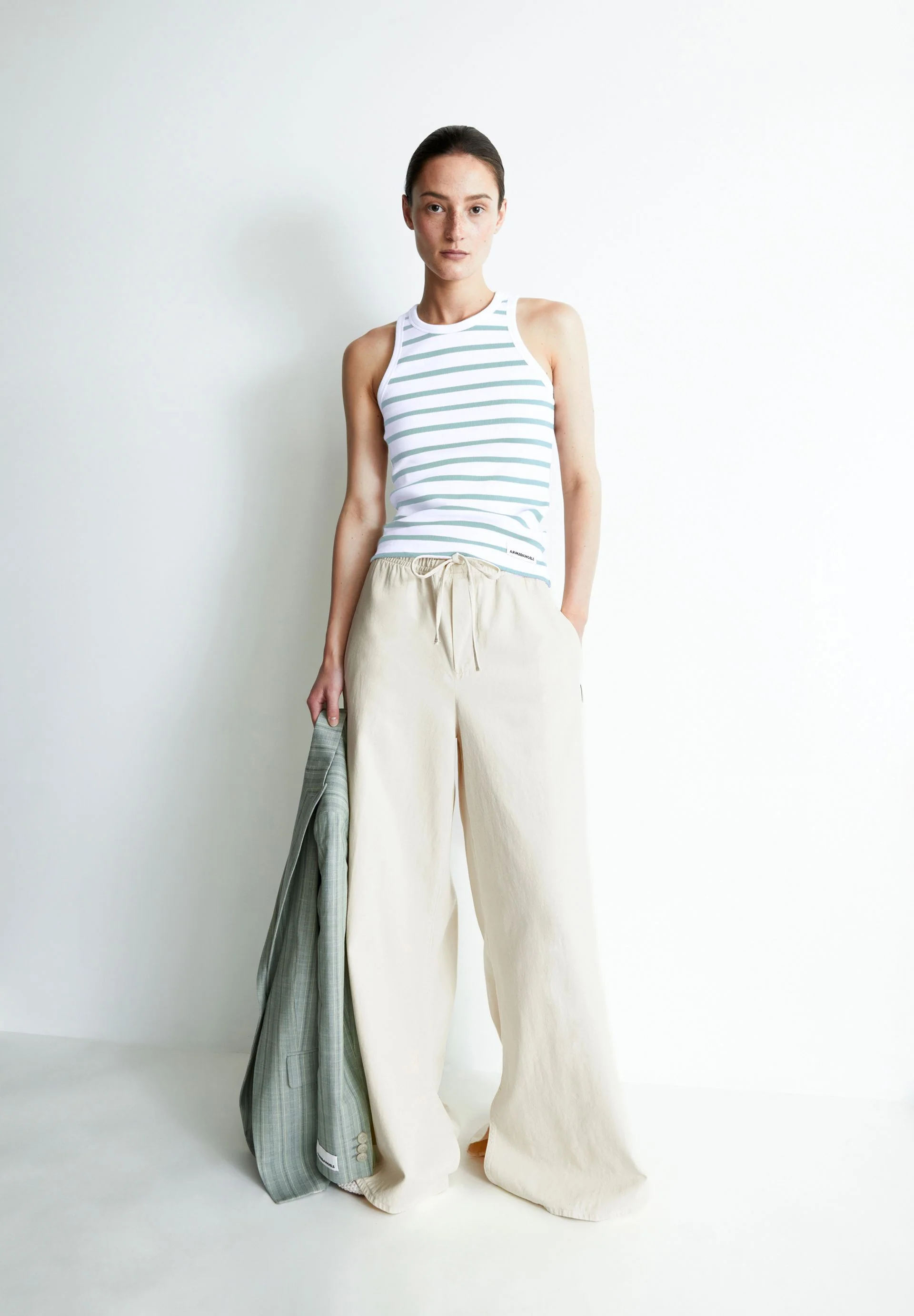 KANITAA GESTREIFTES TOP | white-foam - Image 4