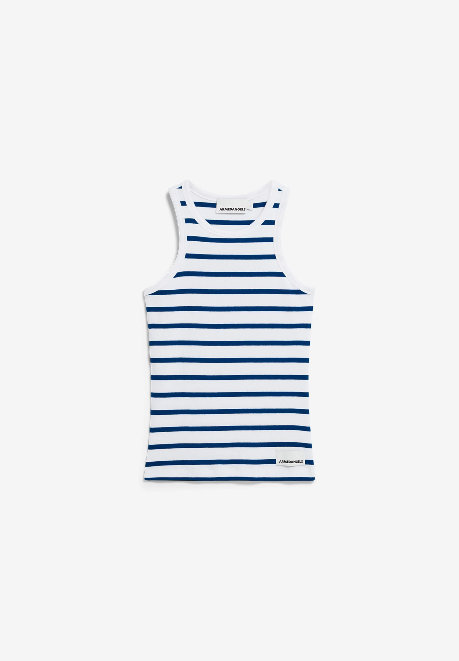 KANITAA GESTREIFTES TOP | white-lapis blue - Image 6