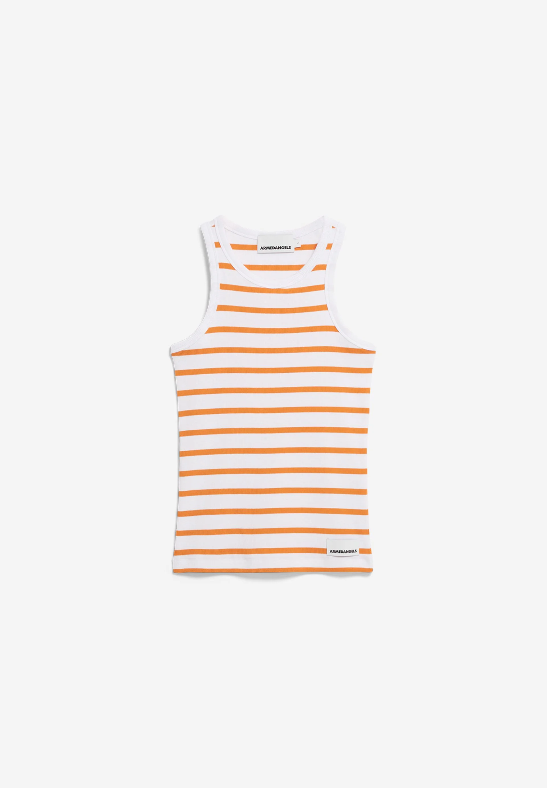 KANITAA GESTREIFTES TOP | white-light tangerine - Image 6