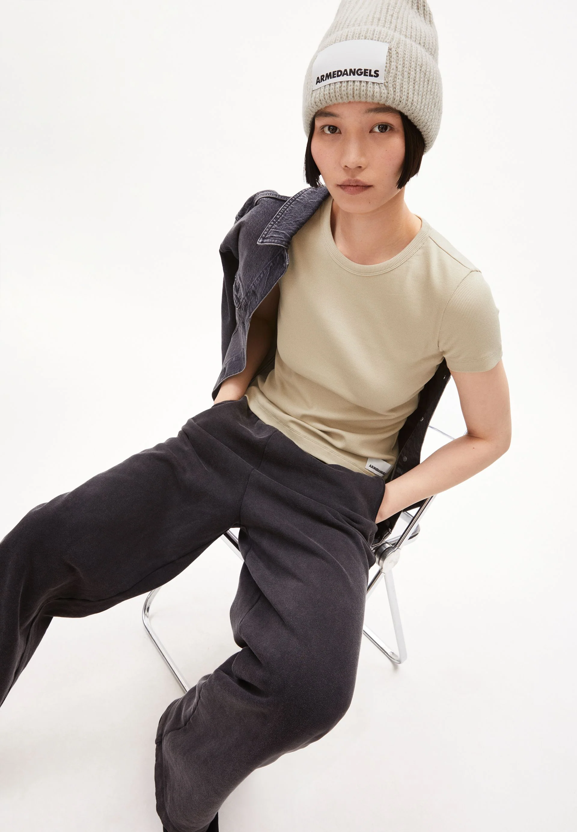 KARDAA RIPP-T-SHIRT | gravel - Image 4