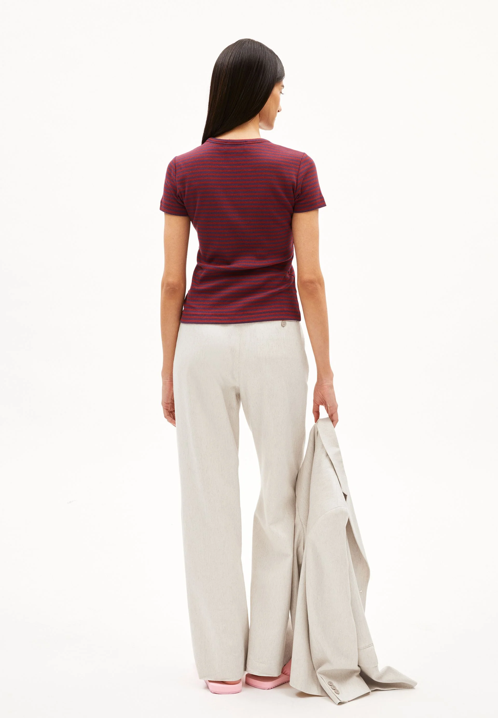 KARDAA STRIPES | blue ash-dark crimson - Image 2