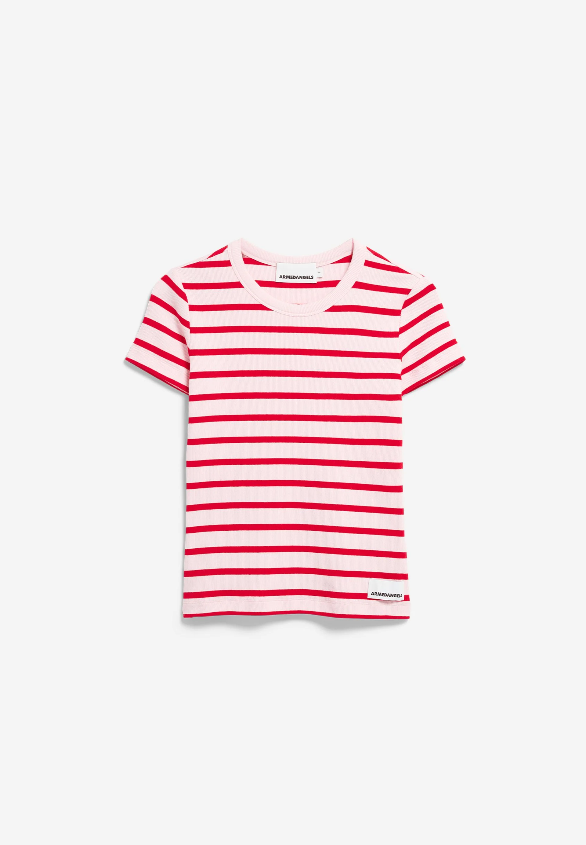 KARDAA GESTREIFTES RIPP-T-SHIRT | pink mist-mars red - Image 6