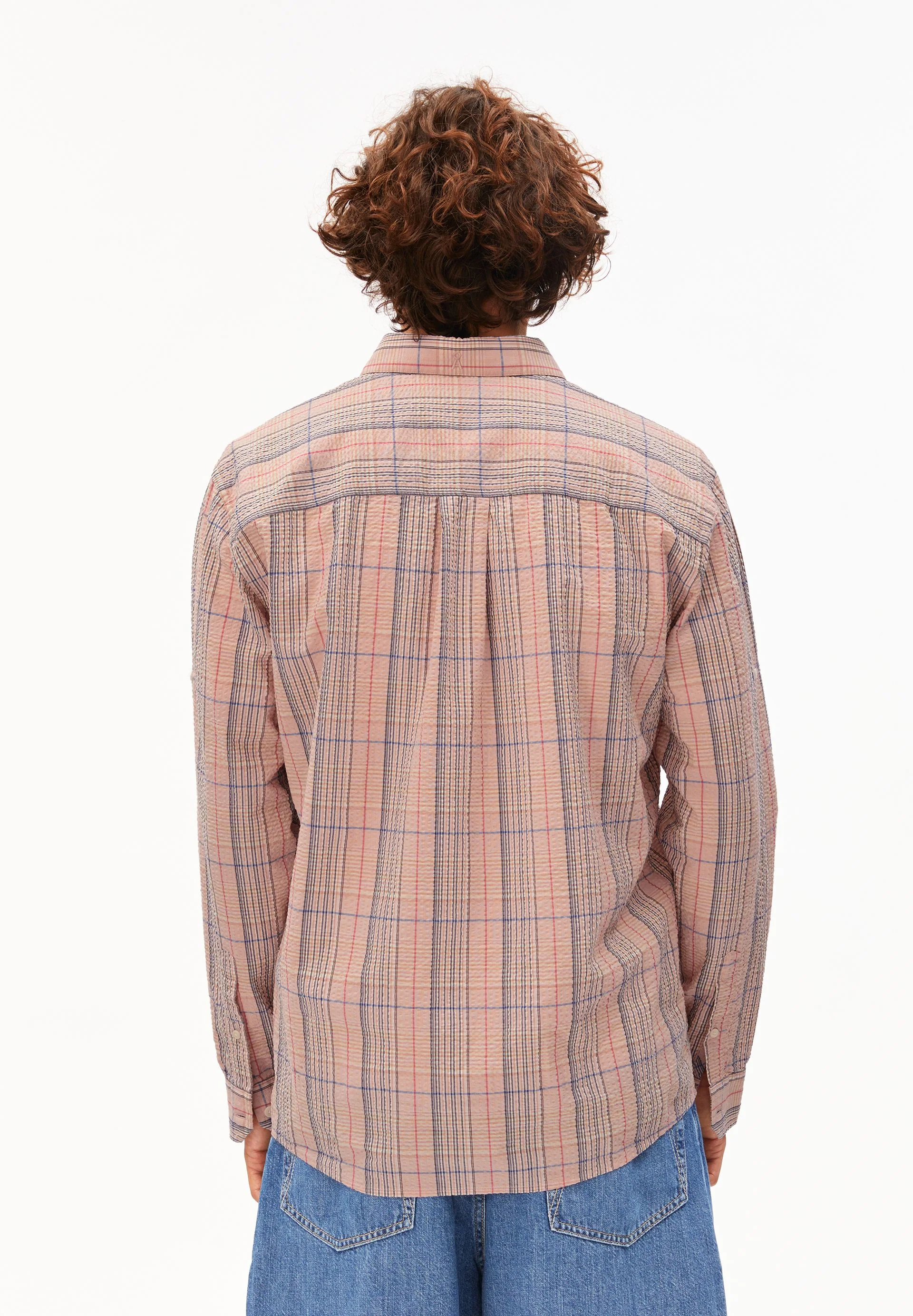 KARIERTES LANGARMHEMD | washed berry - Image 2
