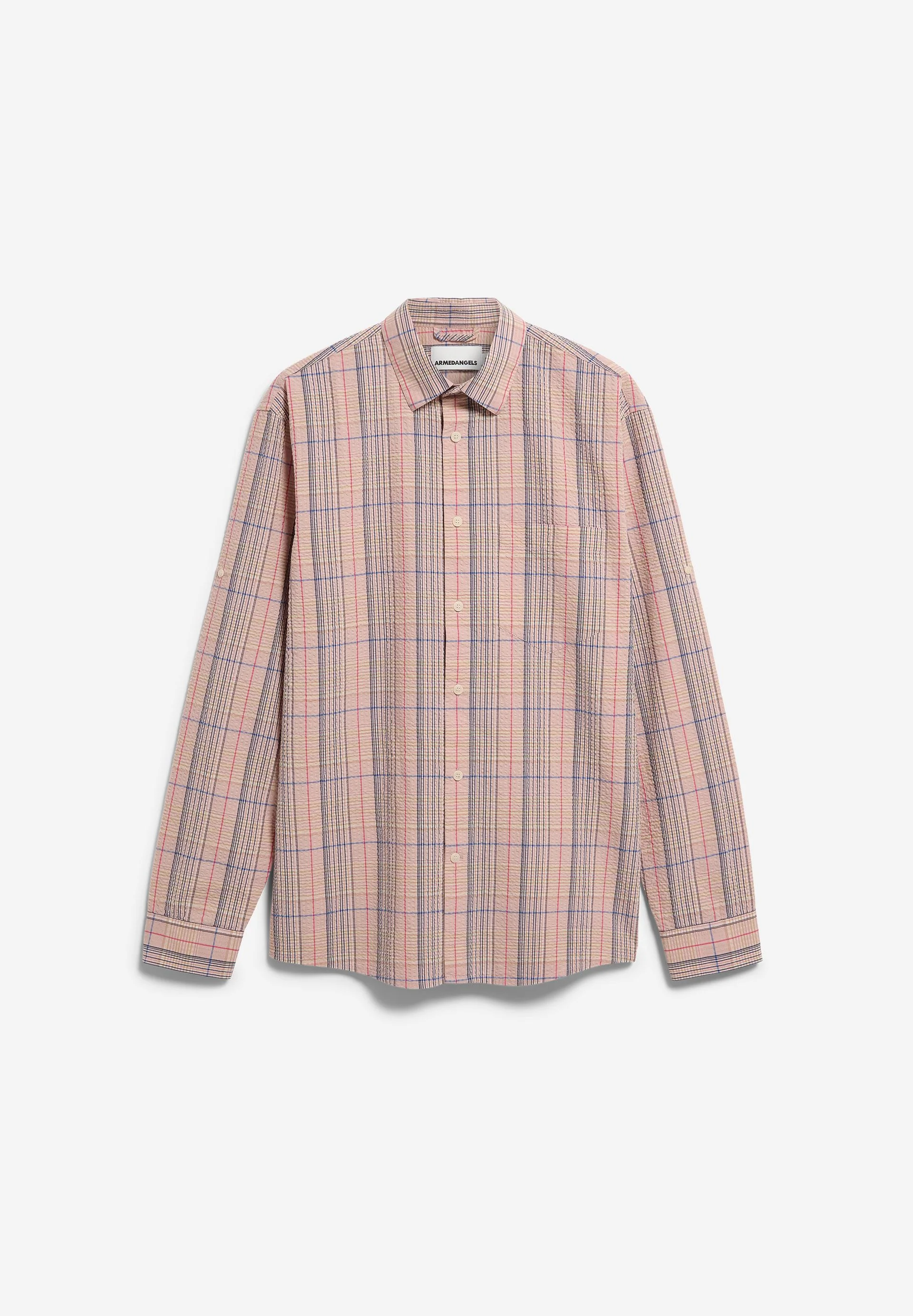 KARIERTES LANGARMHEMD | washed berry - Image 6