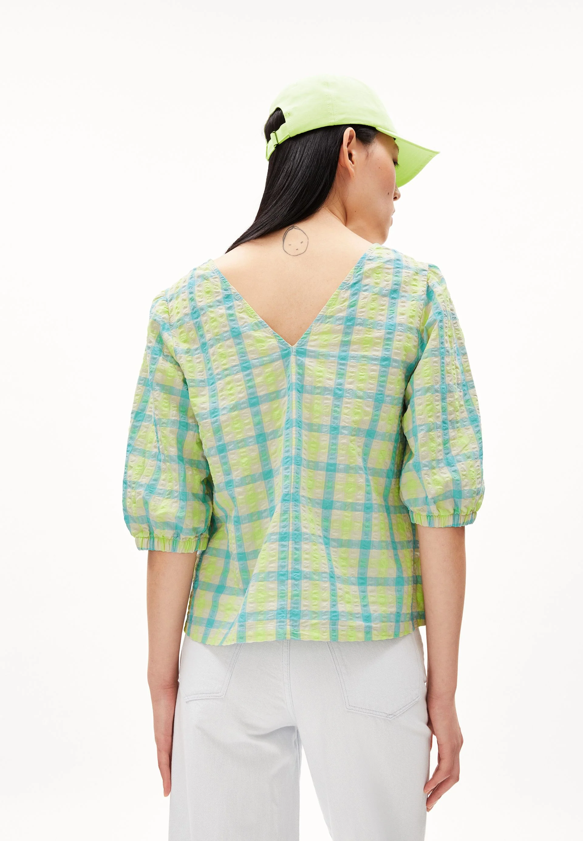 KINAA SEERSUCKER | light lime - Image 2