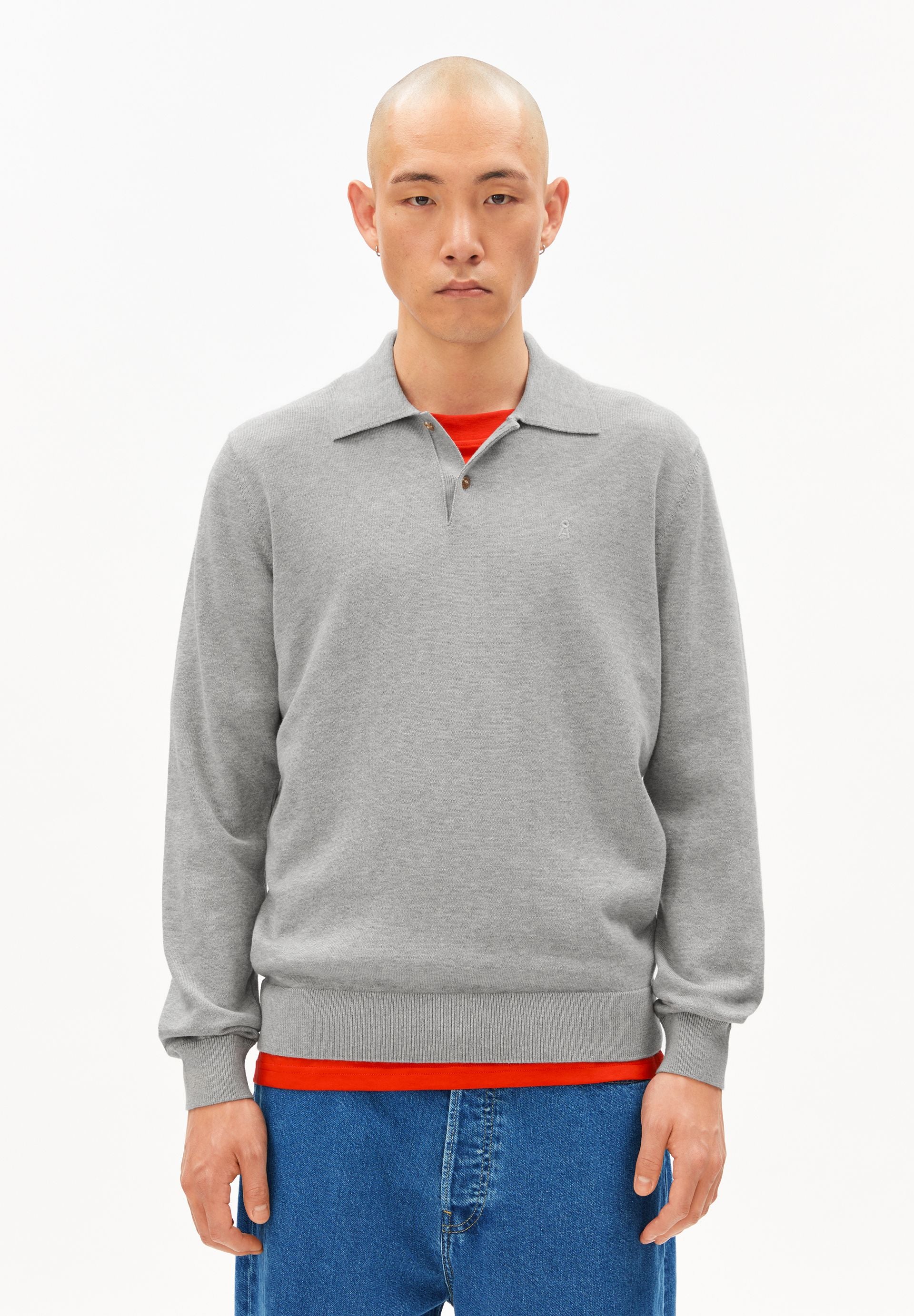 KNIT LONGSLEEVE POLOSHIRT - Image 3