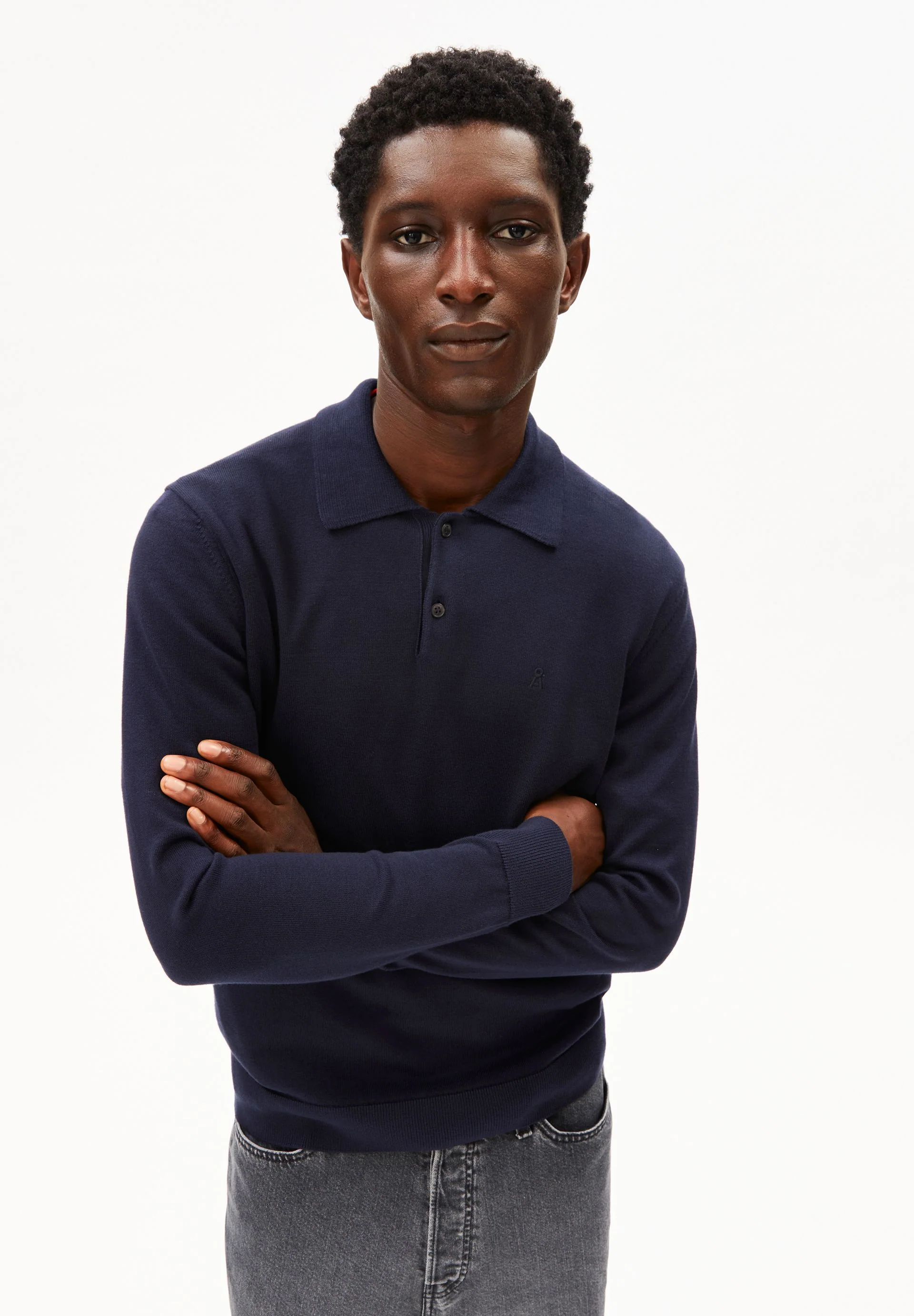 KNIT LONGSLEEVE POLOSHIRT - Image 4