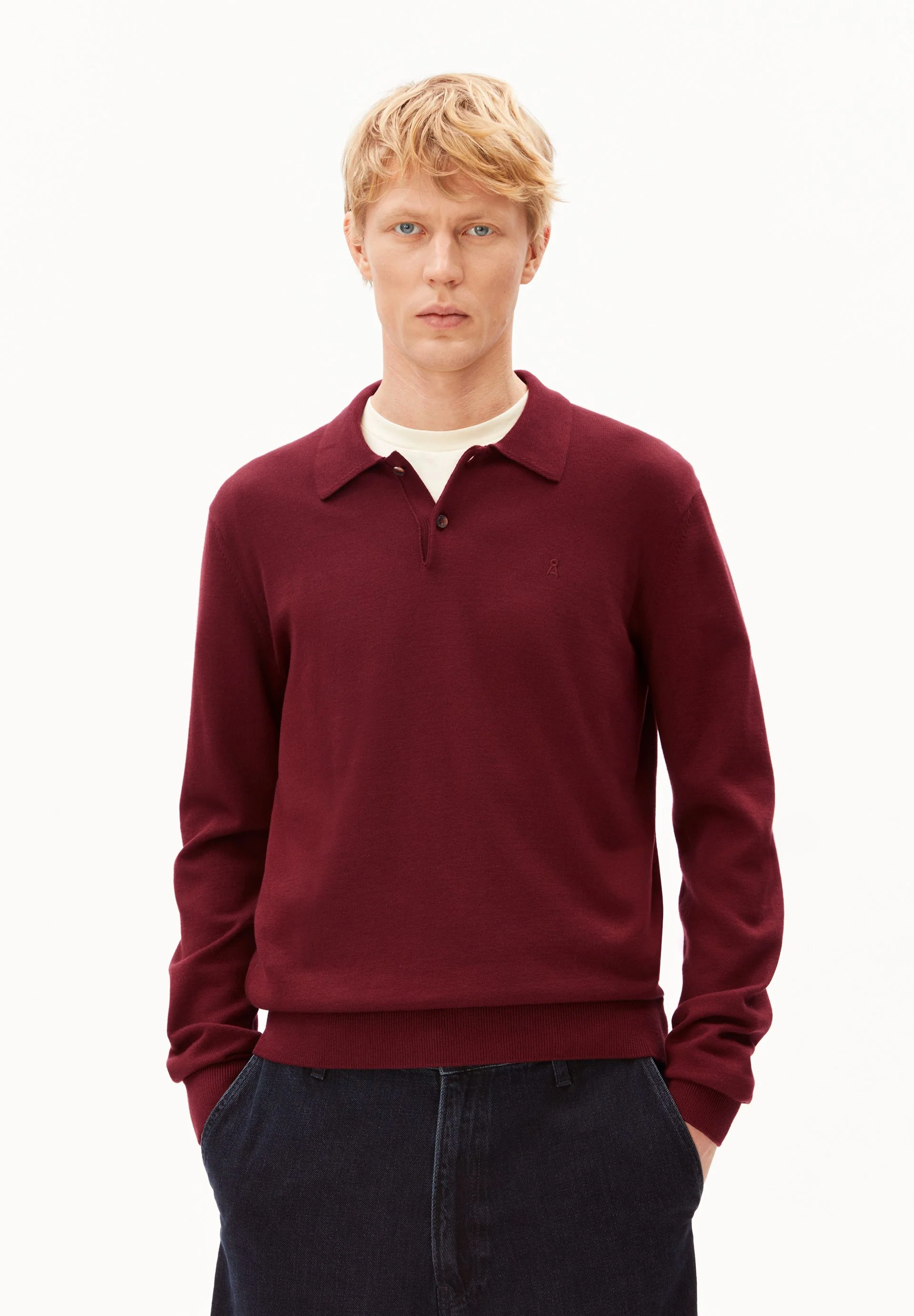 KNIT LONGSLEEVE POLOSHIRT - Image 5