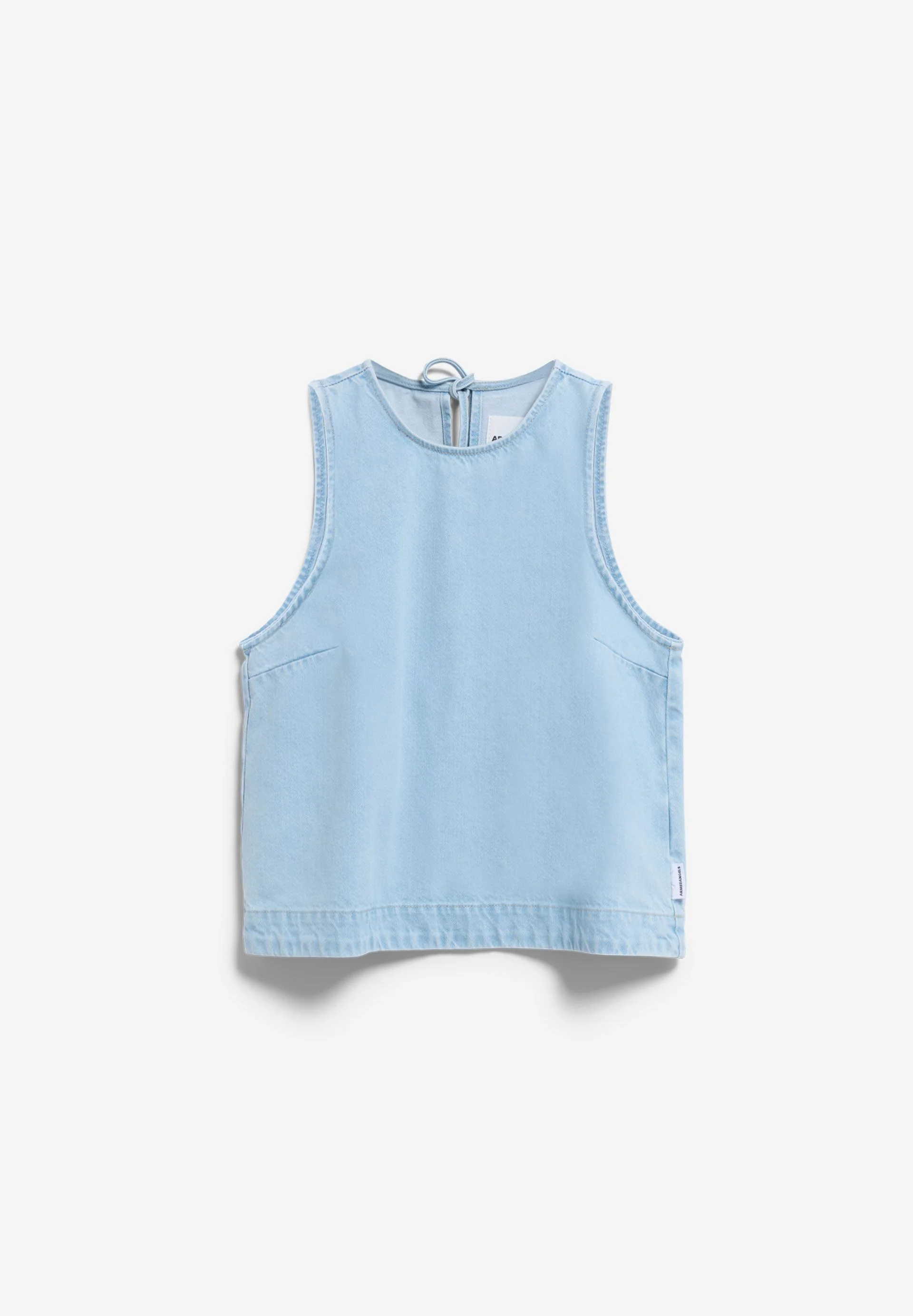 KURZÄRMLIGES JEANS-TOP | barrea - Image 6