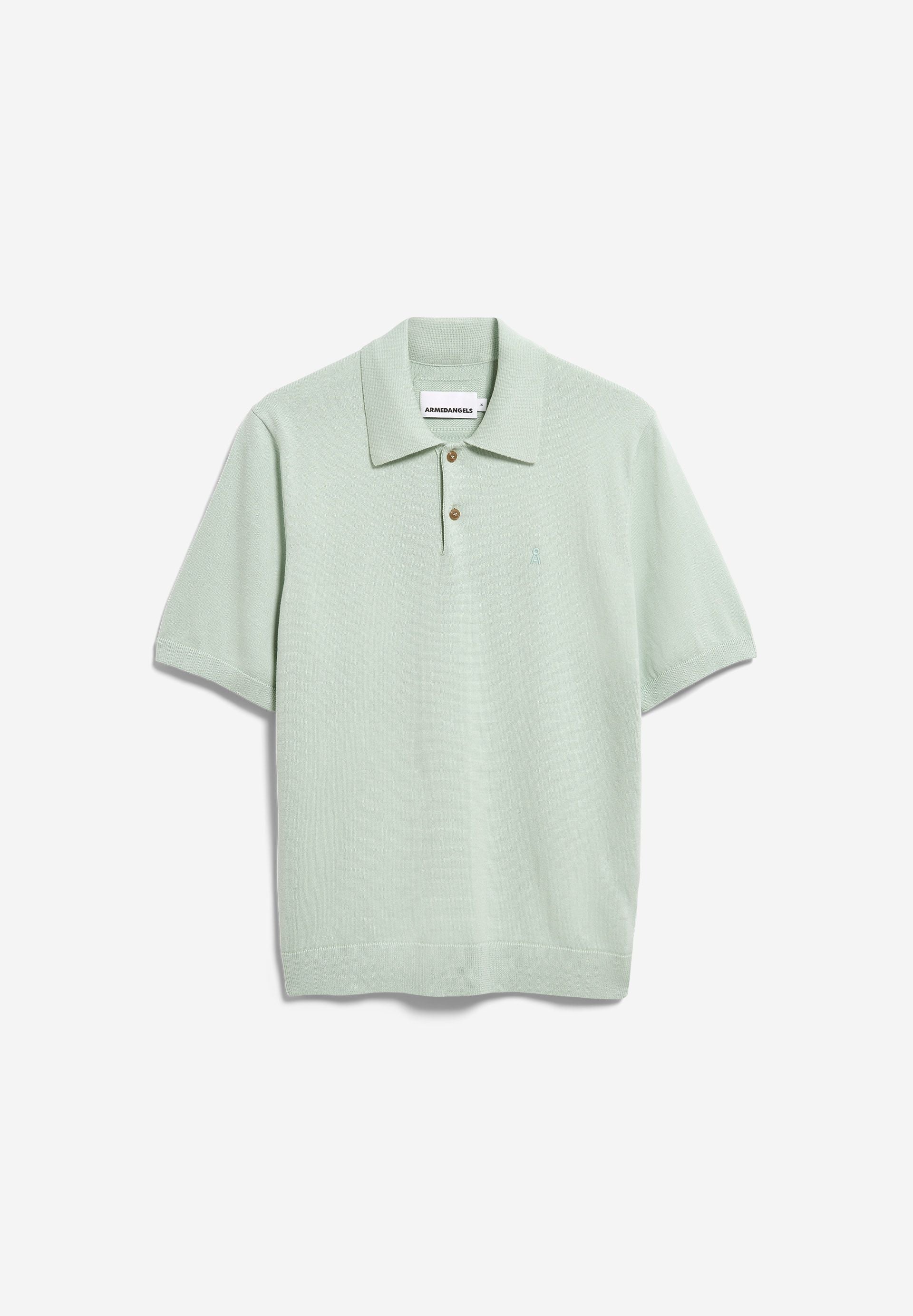 KURZÄRMLIGES STRICKPOLOSHIRT | foam - Image 6