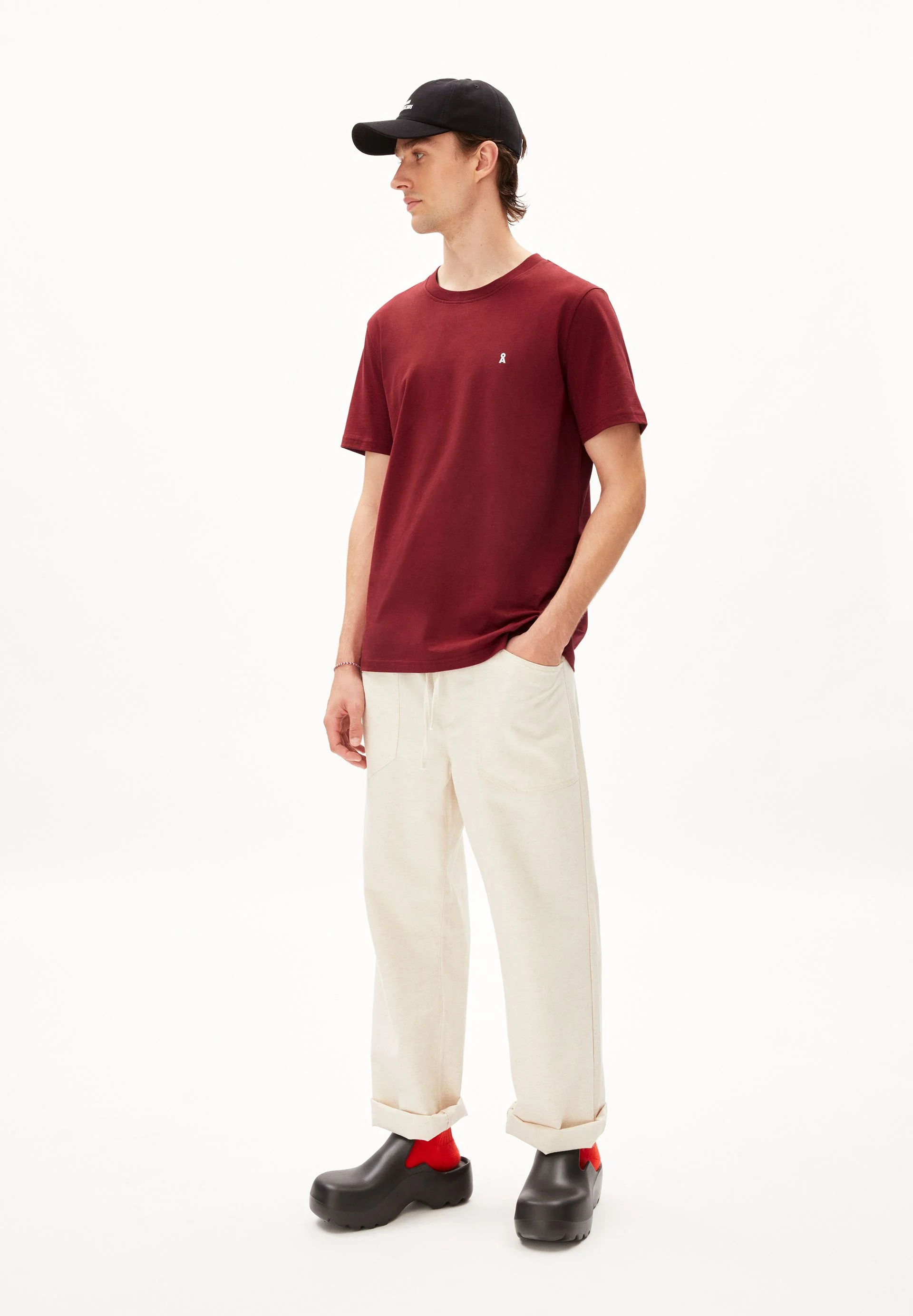 LAARON T-SHIRT | dark crimson - Image 5