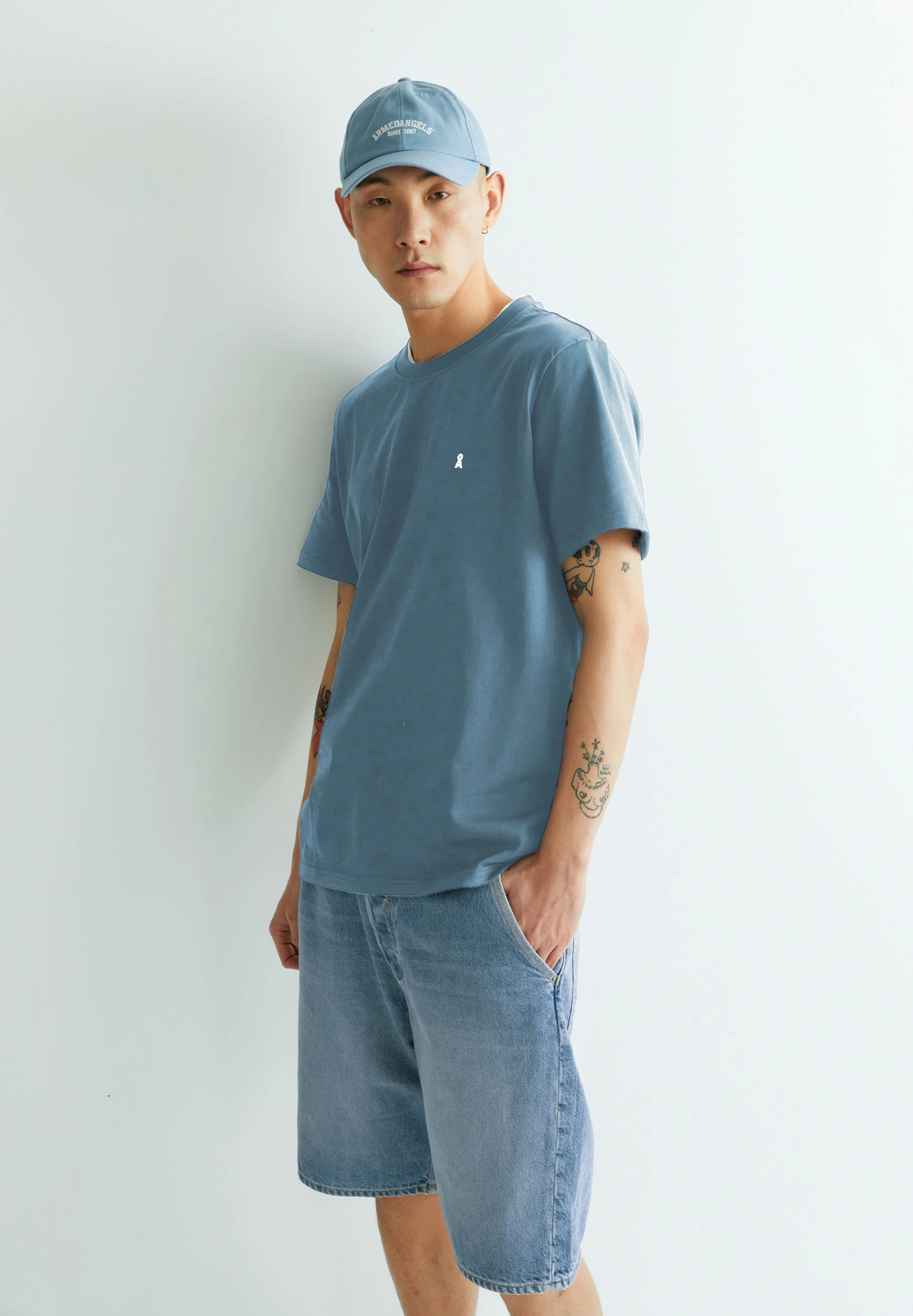 LAARON T-SHIRT | pigment blue - Image 4